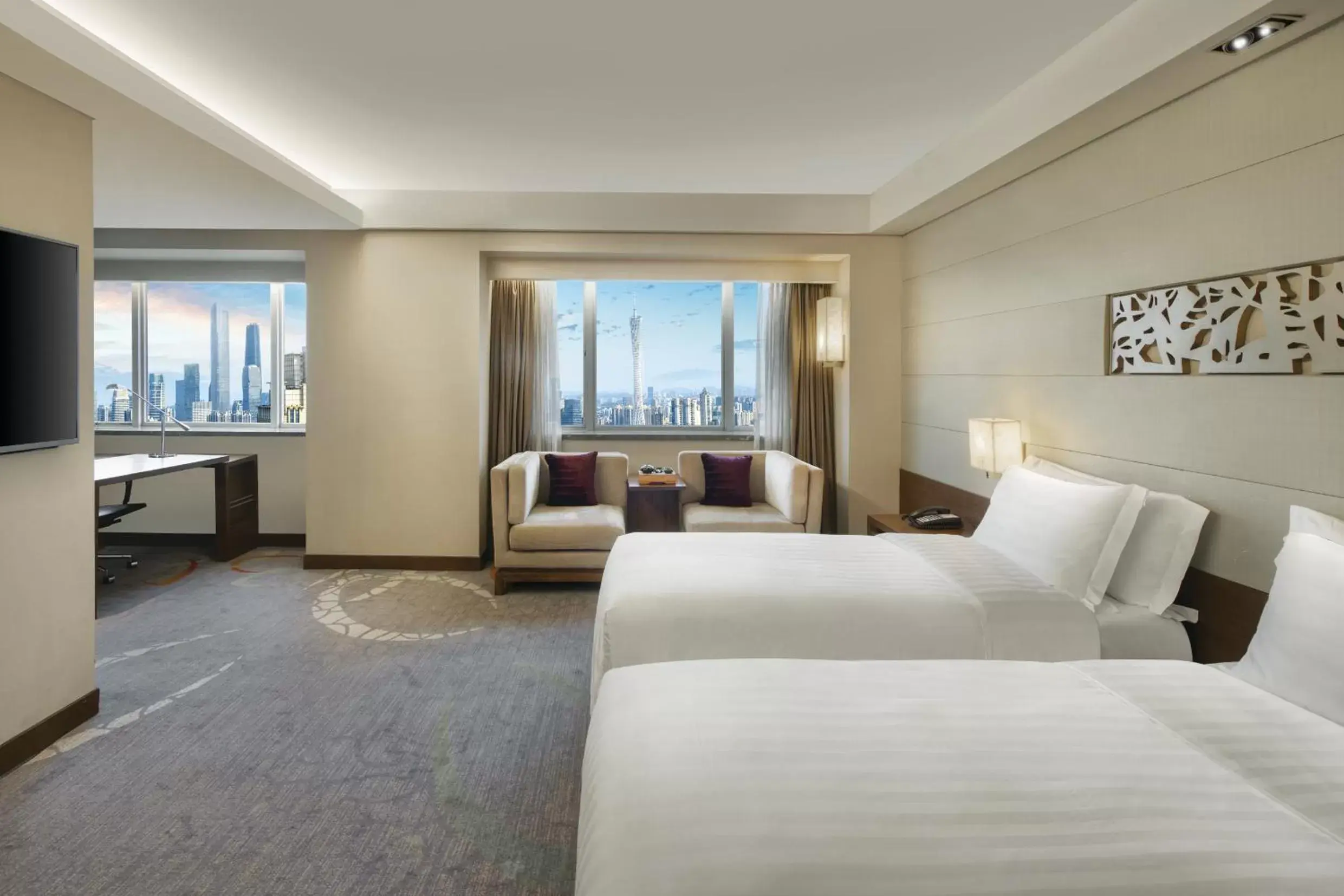 Premium Twin Room in Crowne Plaza Guangzhou City Centre by IHG Premium Twin Room in Crowne Plaza Guangzhou City Centre by IHG