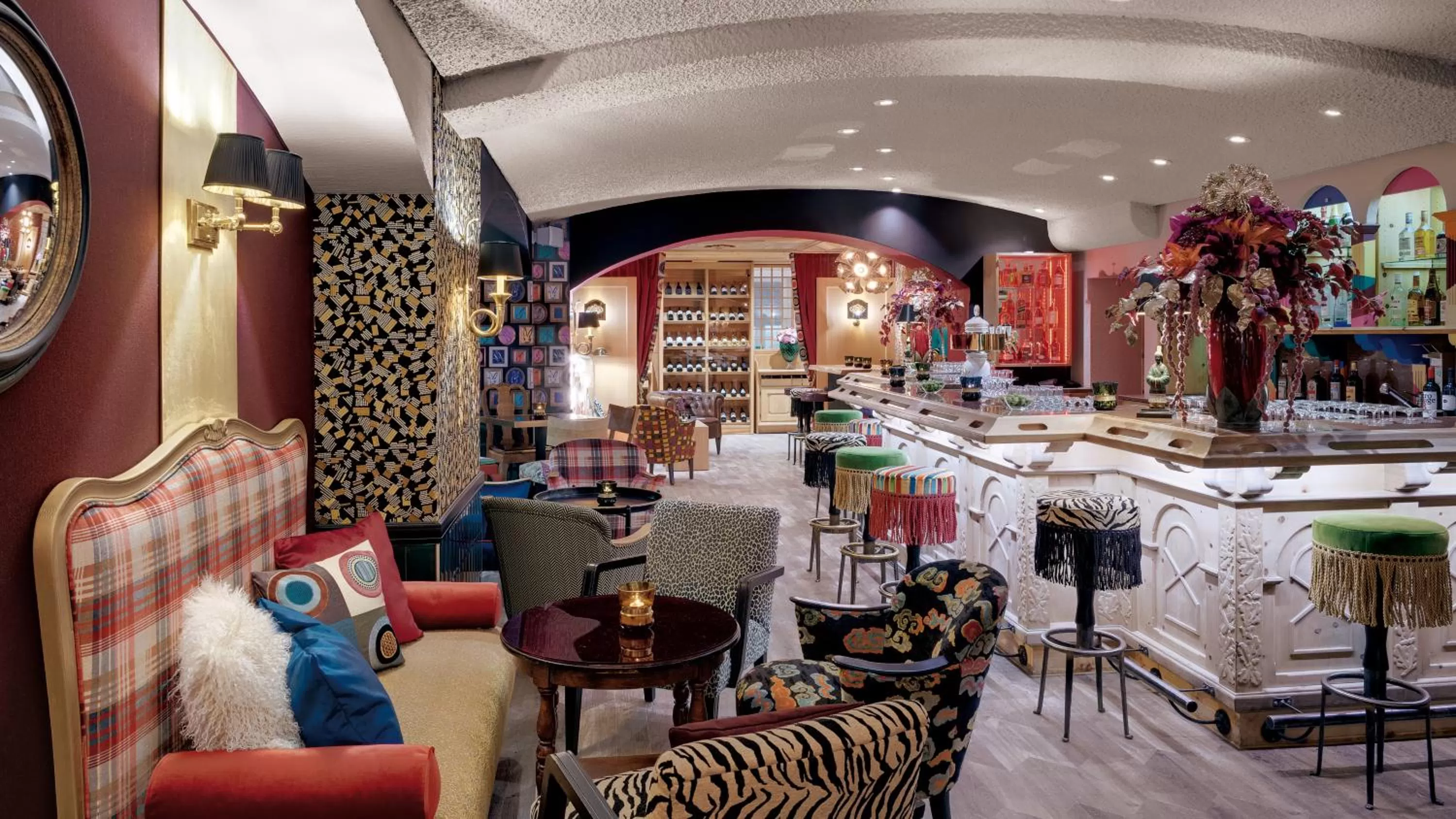 Lounge or bar in Morosani Posthotel