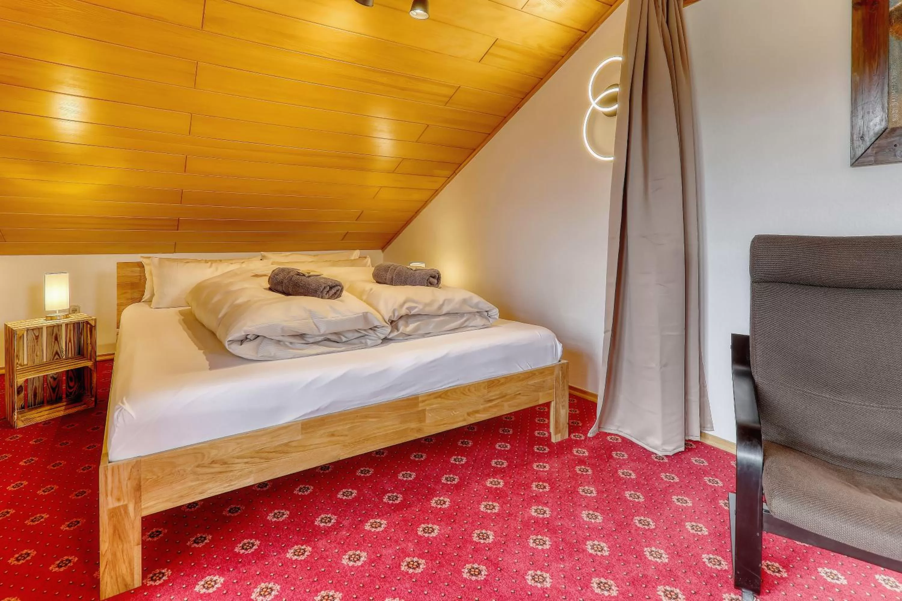 Bedroom, Bed in Hotel "Haus am Berg"