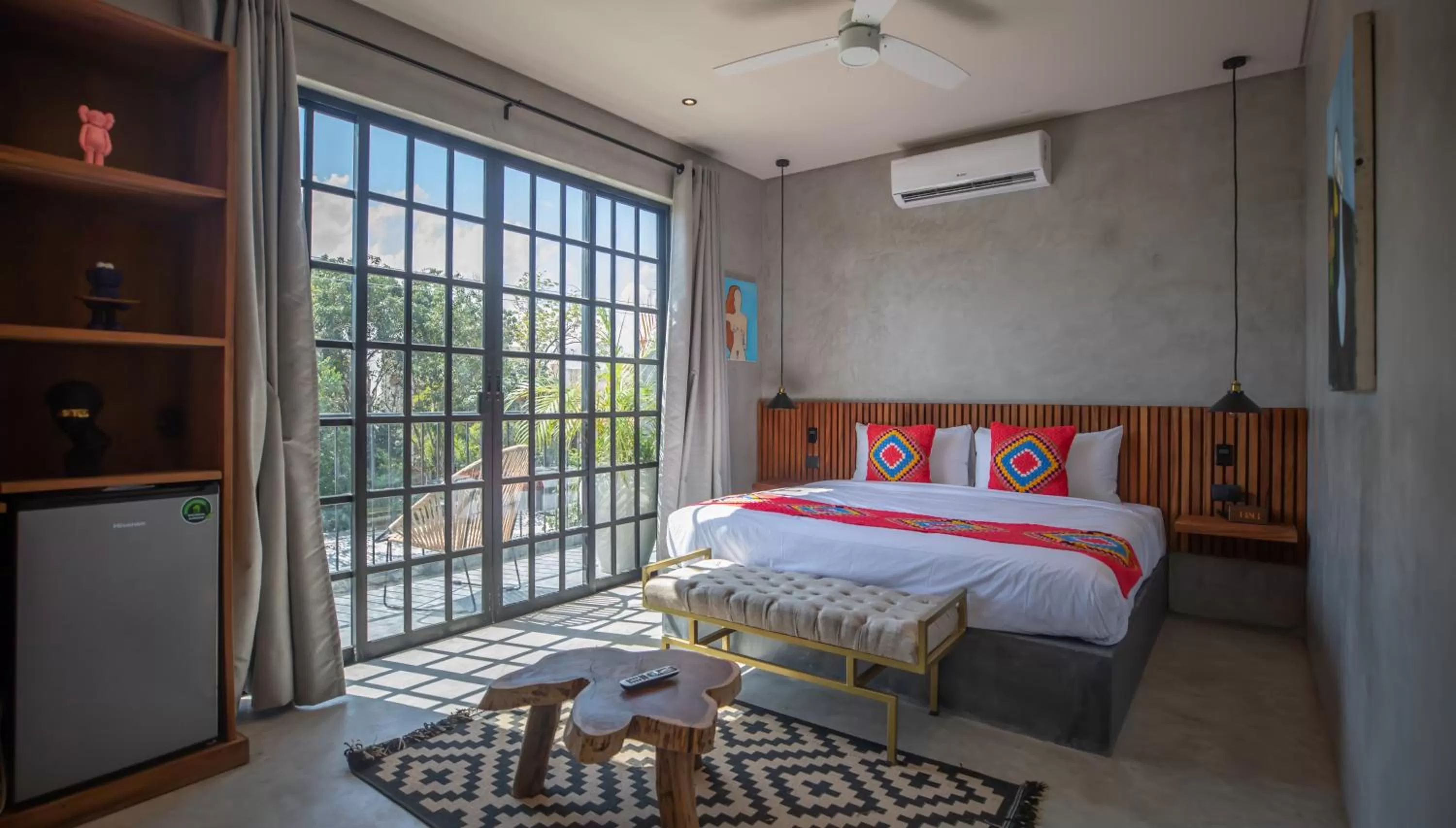 Photo of the whole room, Bed in Turquoise Tulum Hotel