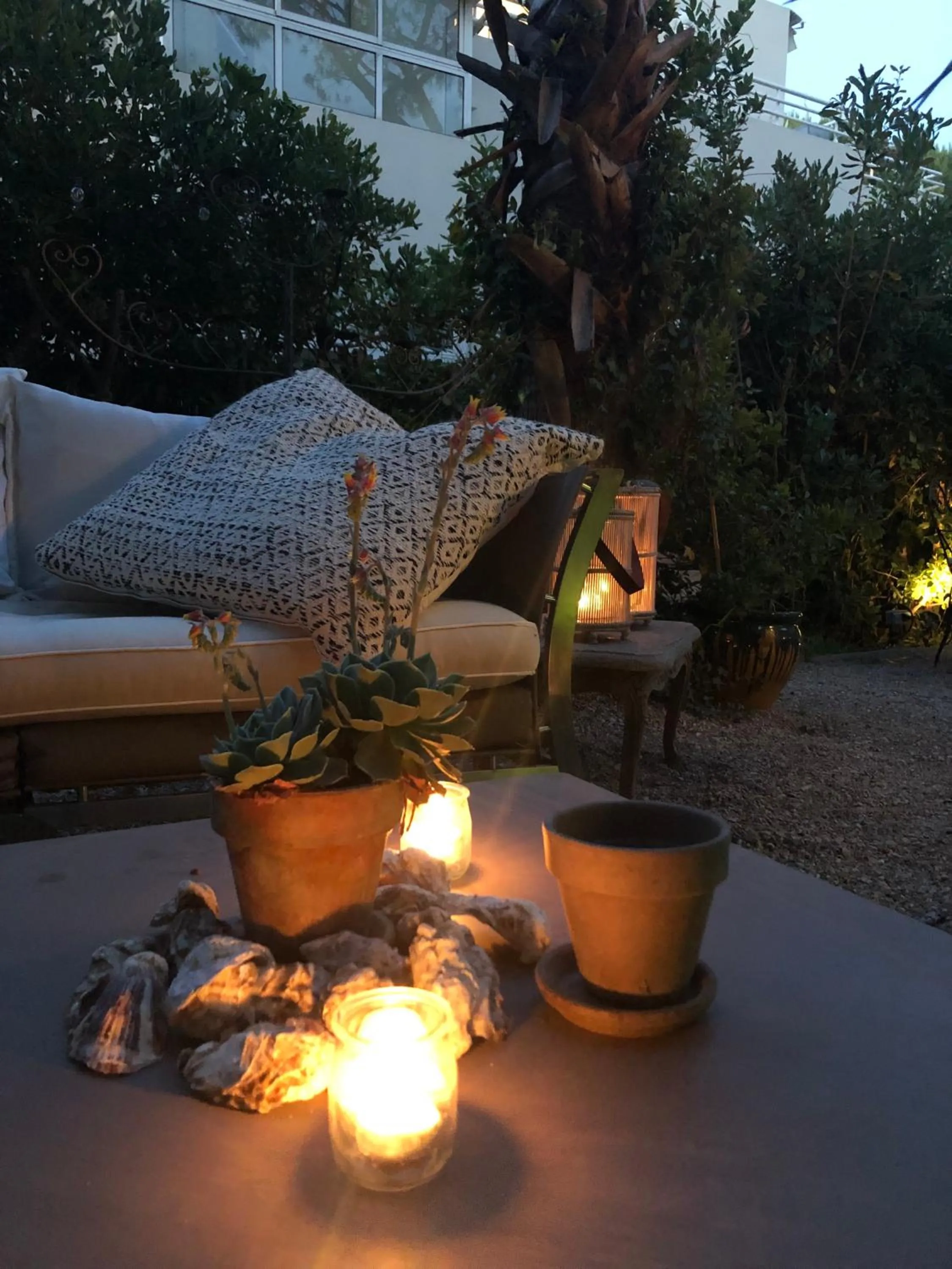 Garden in Hotel Le Ponteil