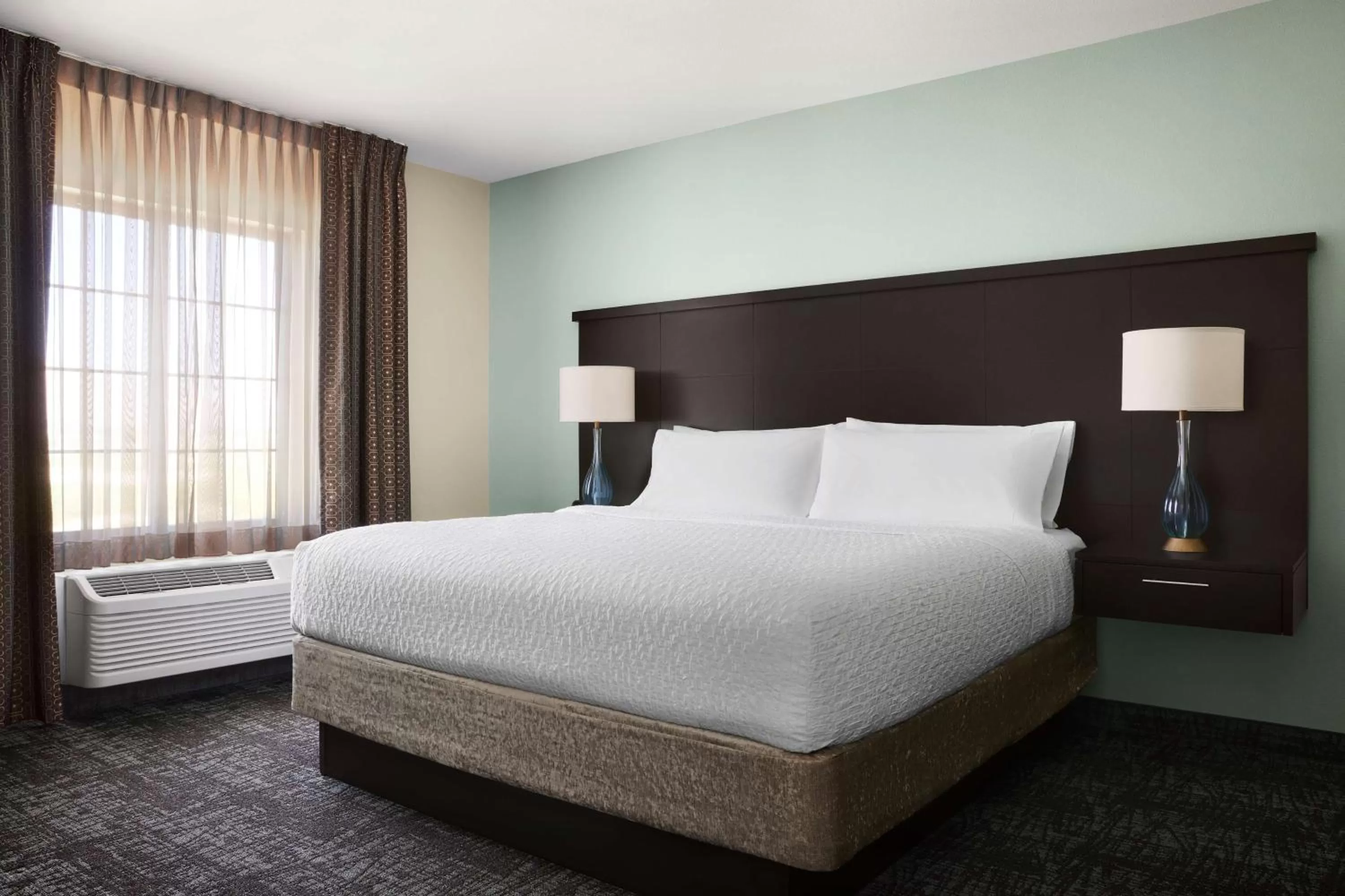 Bed in Homewood Suites by Hilton Cathedral City Palm Springs