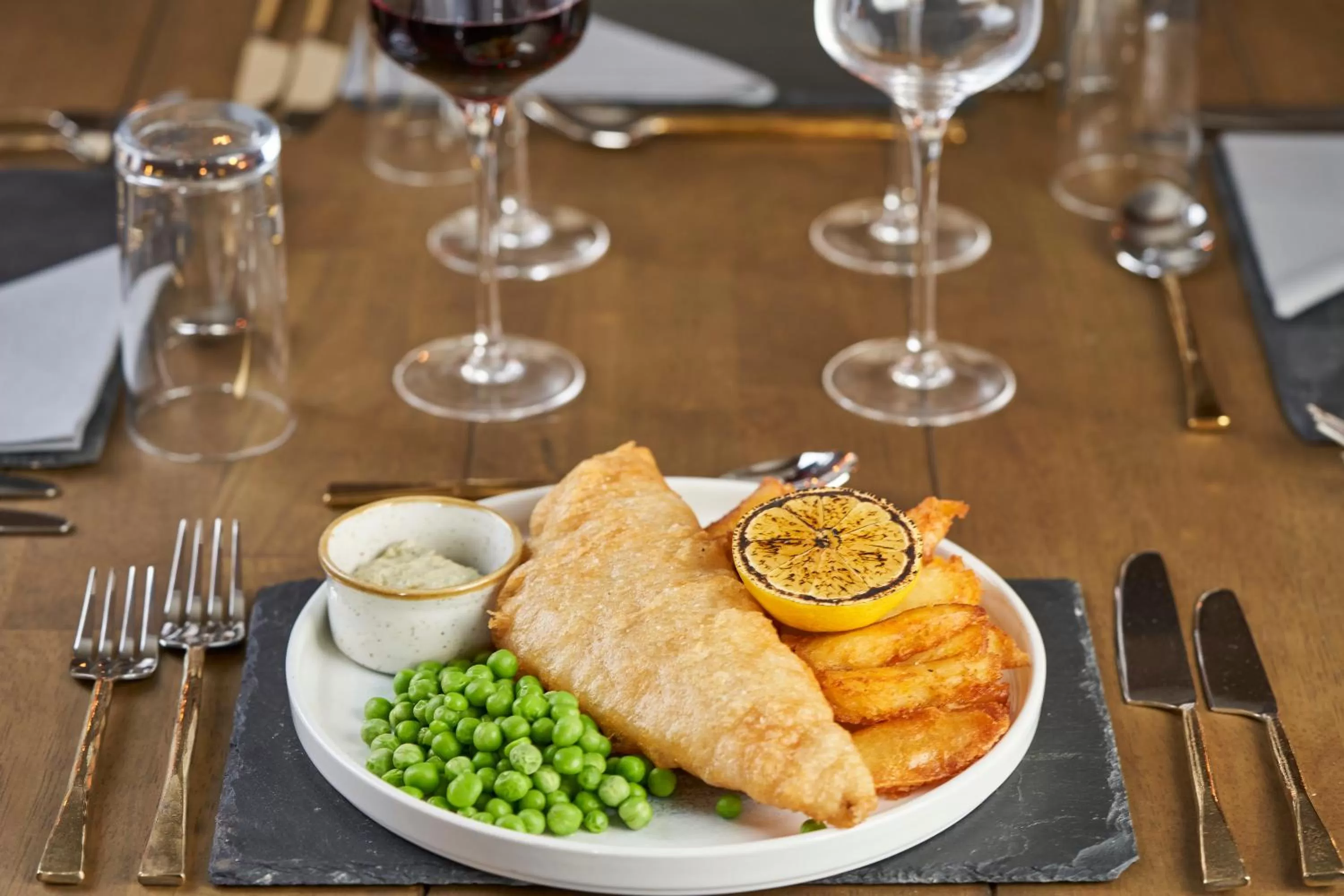 Food and drinks in The White Hart Hotel