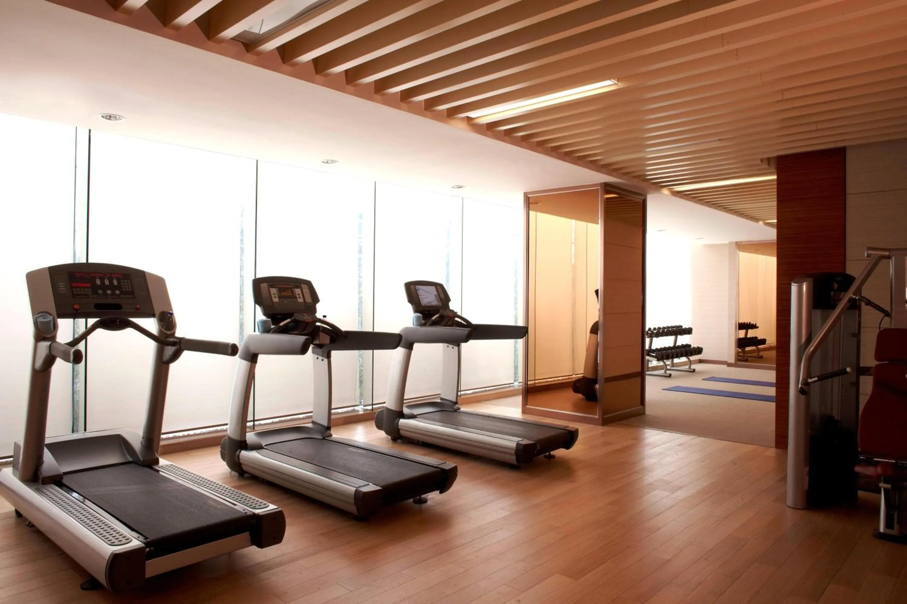 Fitness centre/facilities in Courtyard by Marriott Shanghai Jiading