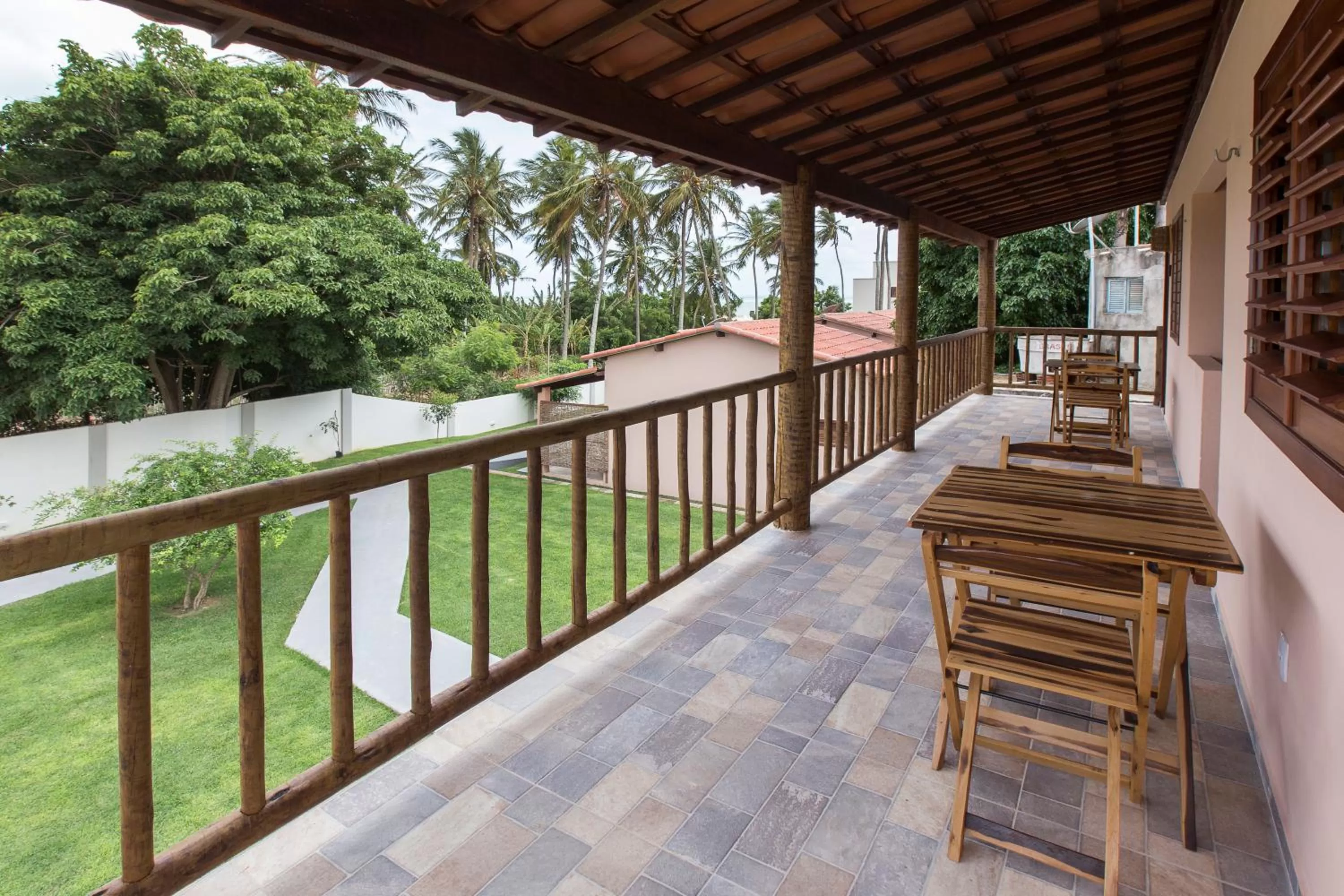 Balcony/Terrace in Pousada Pé na Areia Gostoso