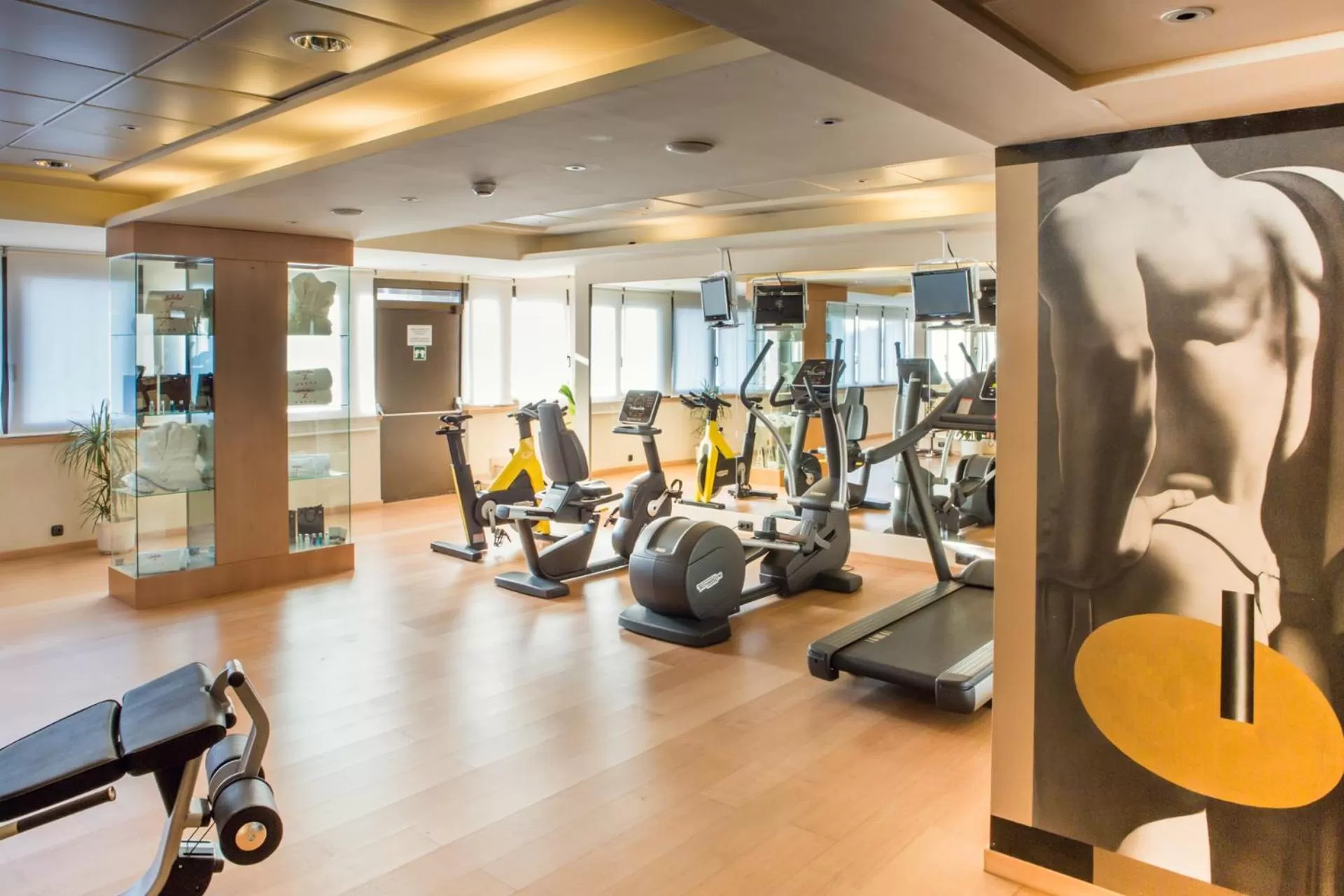 Fitness centre/facilities in Hotel Palafox