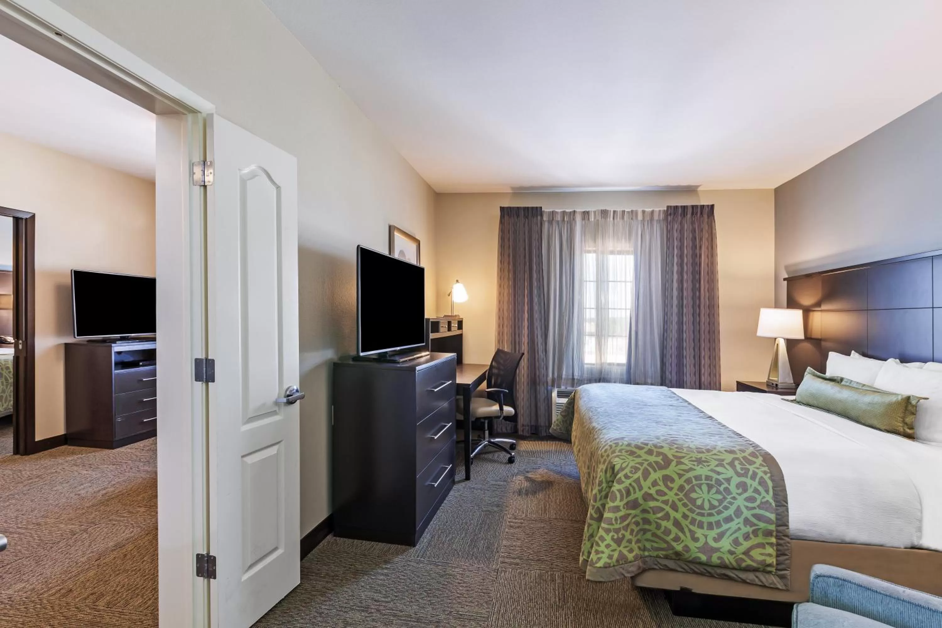 Photo of the whole room, Bed in Staybridge Suites Fort Worth Fossil Creek by IHG