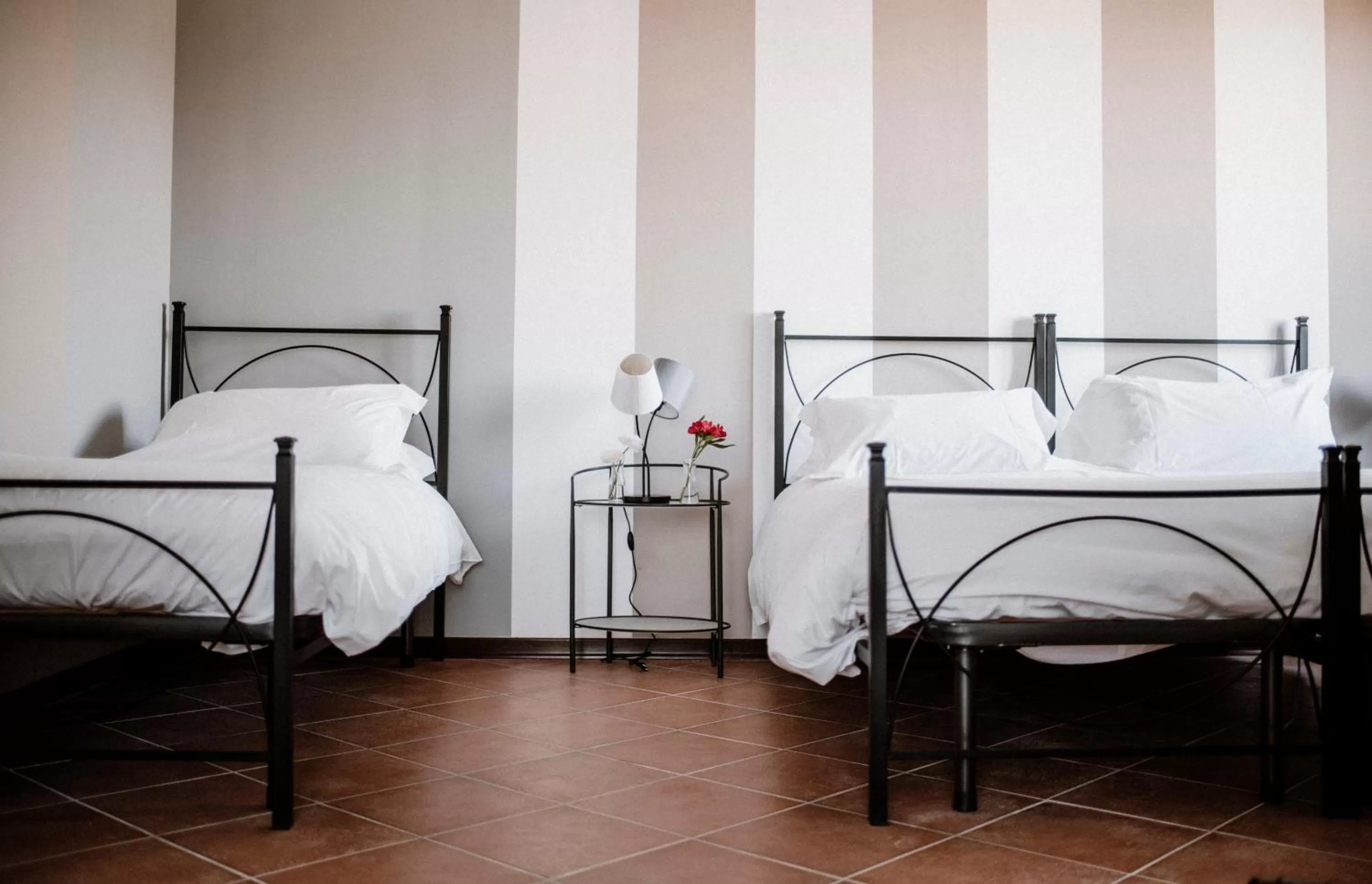 Bed in Panoramic Villa Garassino - country rooms and fine restaurant