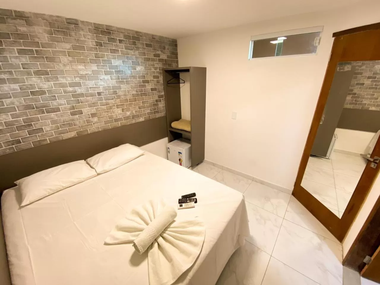 Bed in Pousada da Orla