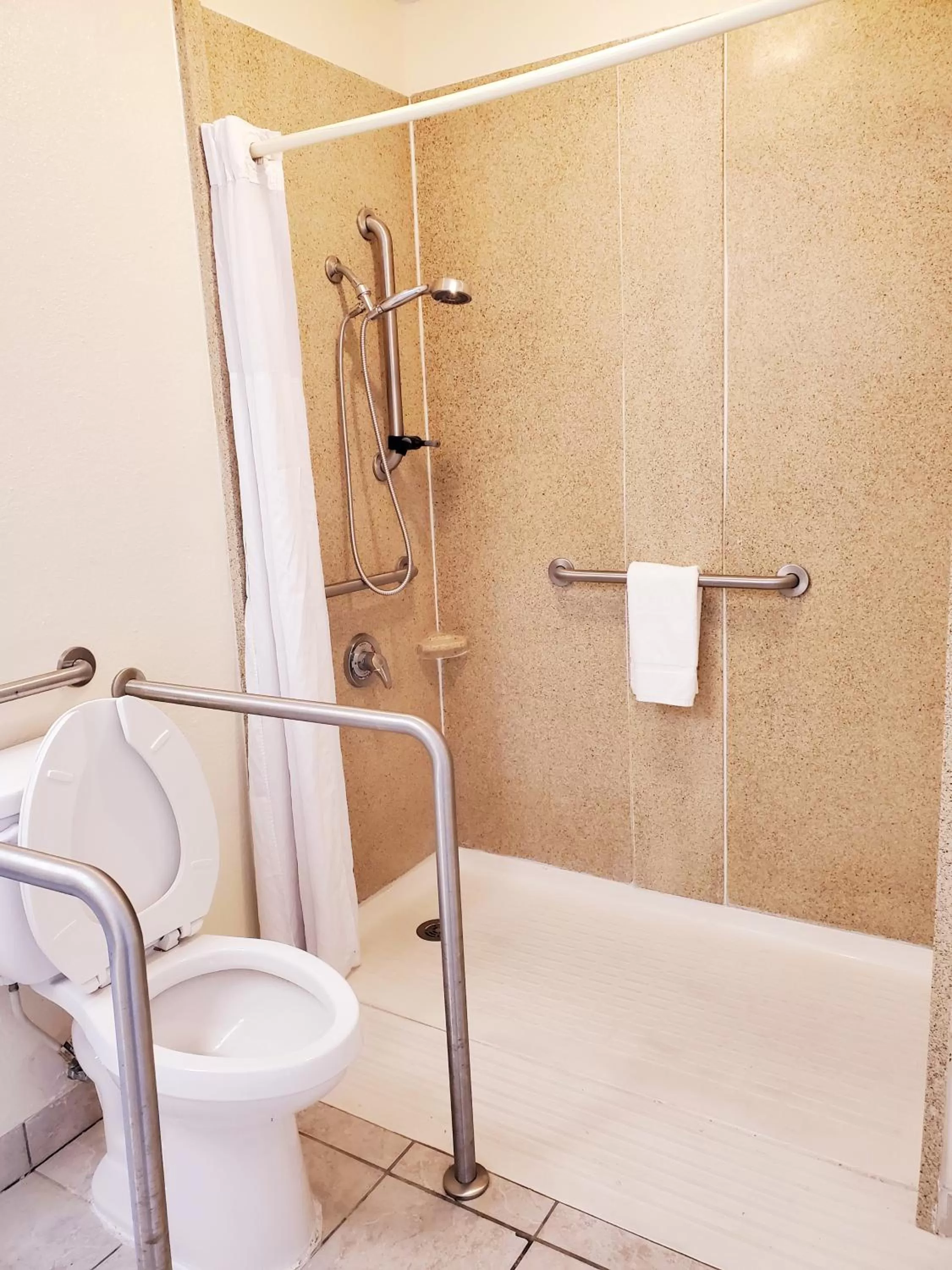 Bathroom in Days Inn by Wyndham Titusville Kennedy Space Center