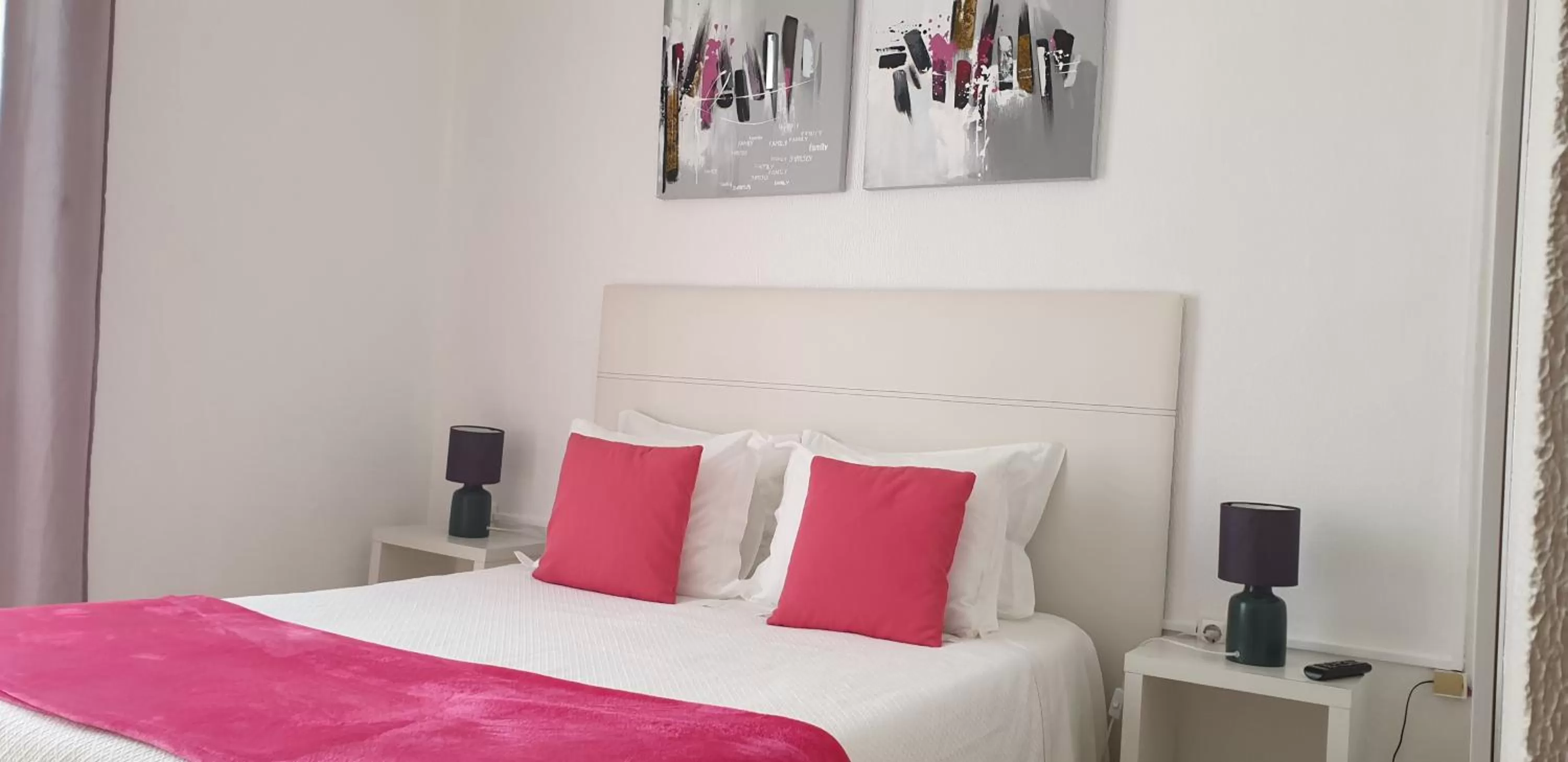 Bed in Hotel Palmeira