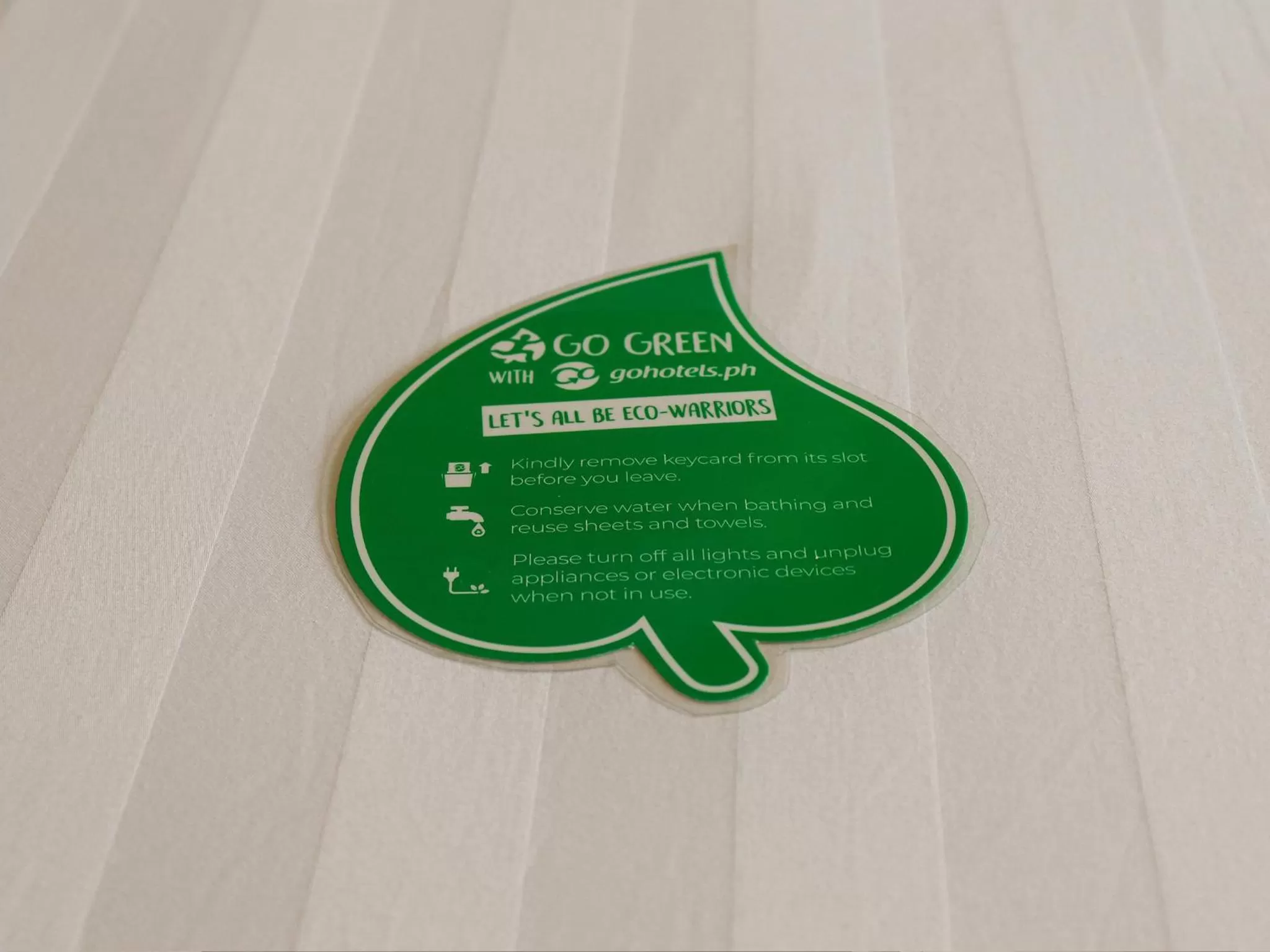 Property logo or sign in Go Hotels Timog