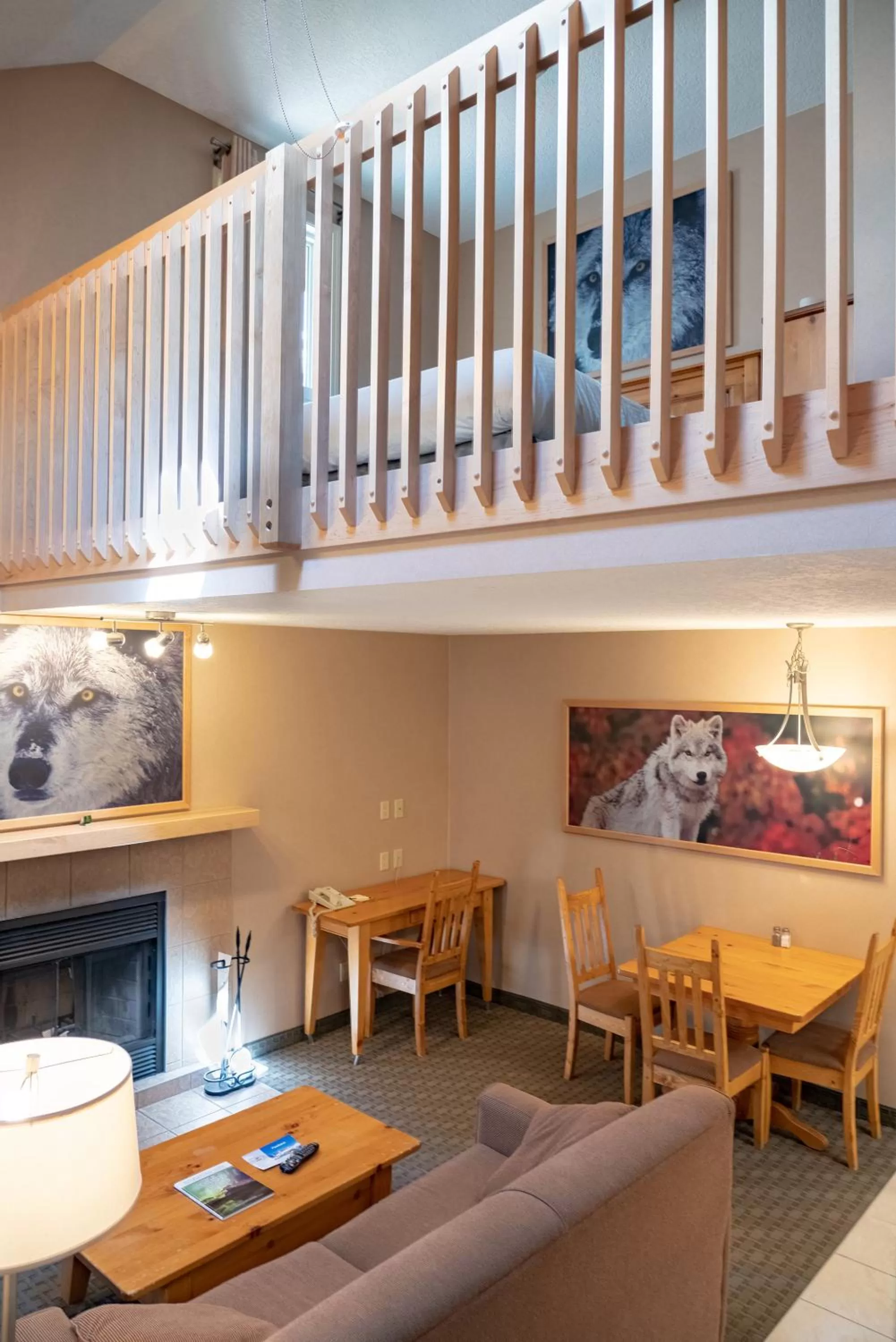 Photo of the whole room in Banff Rocky Mountain Resort