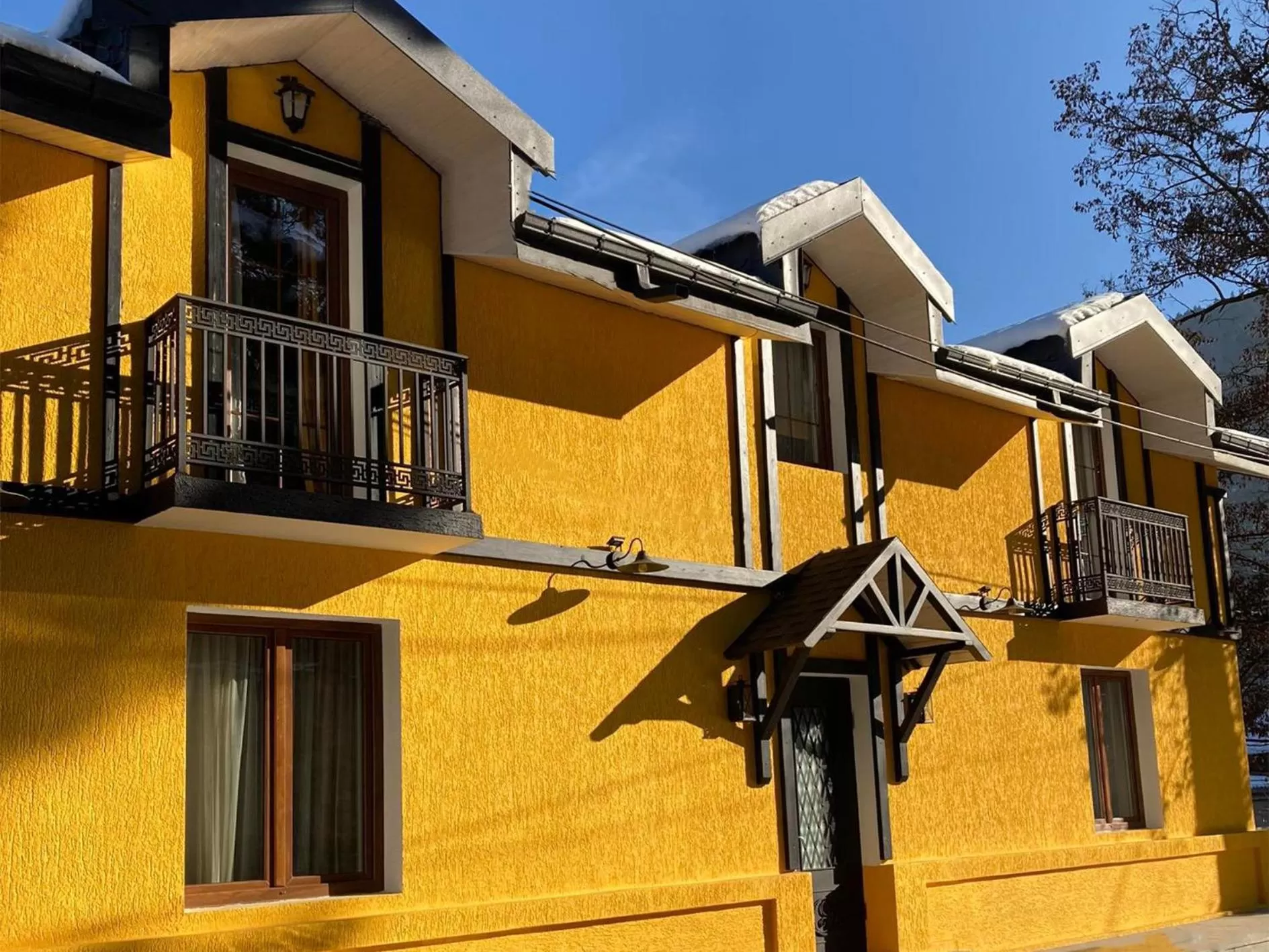 Property Building in Borjomi Yellow Hotel