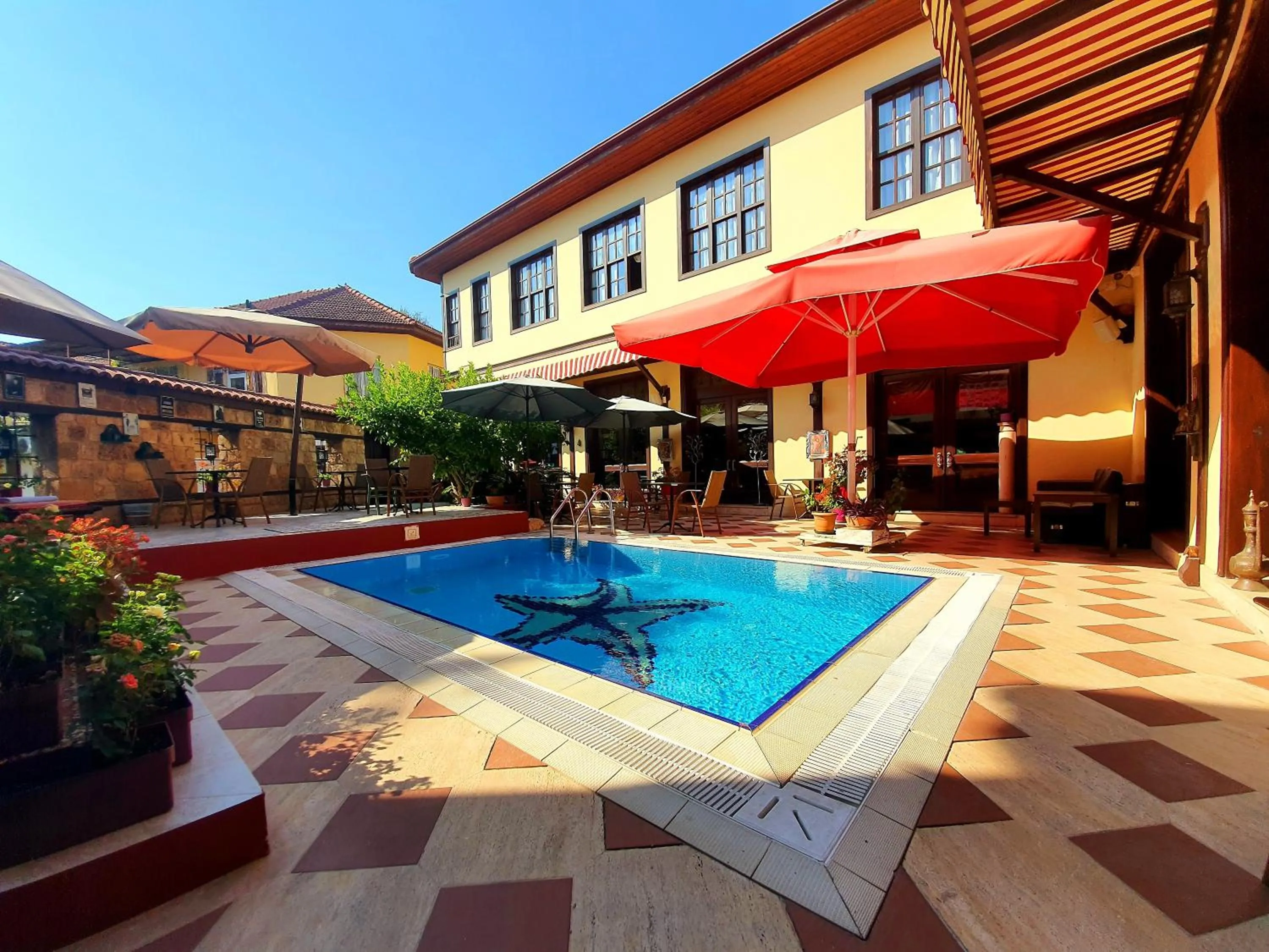 Patio in Eski Masal Hotel - Special Class