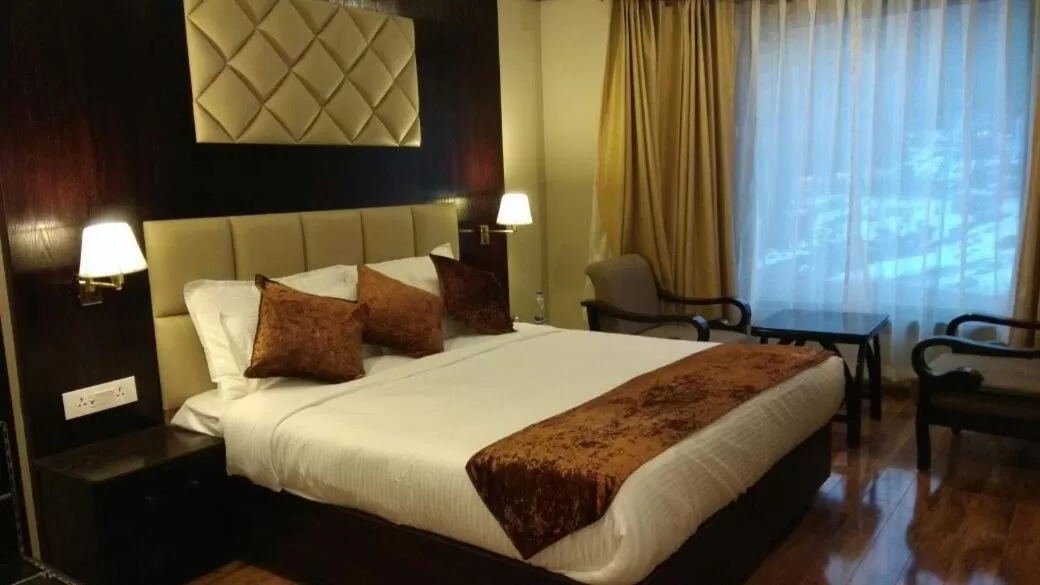 Bed in Royal Hillton Pahalgam