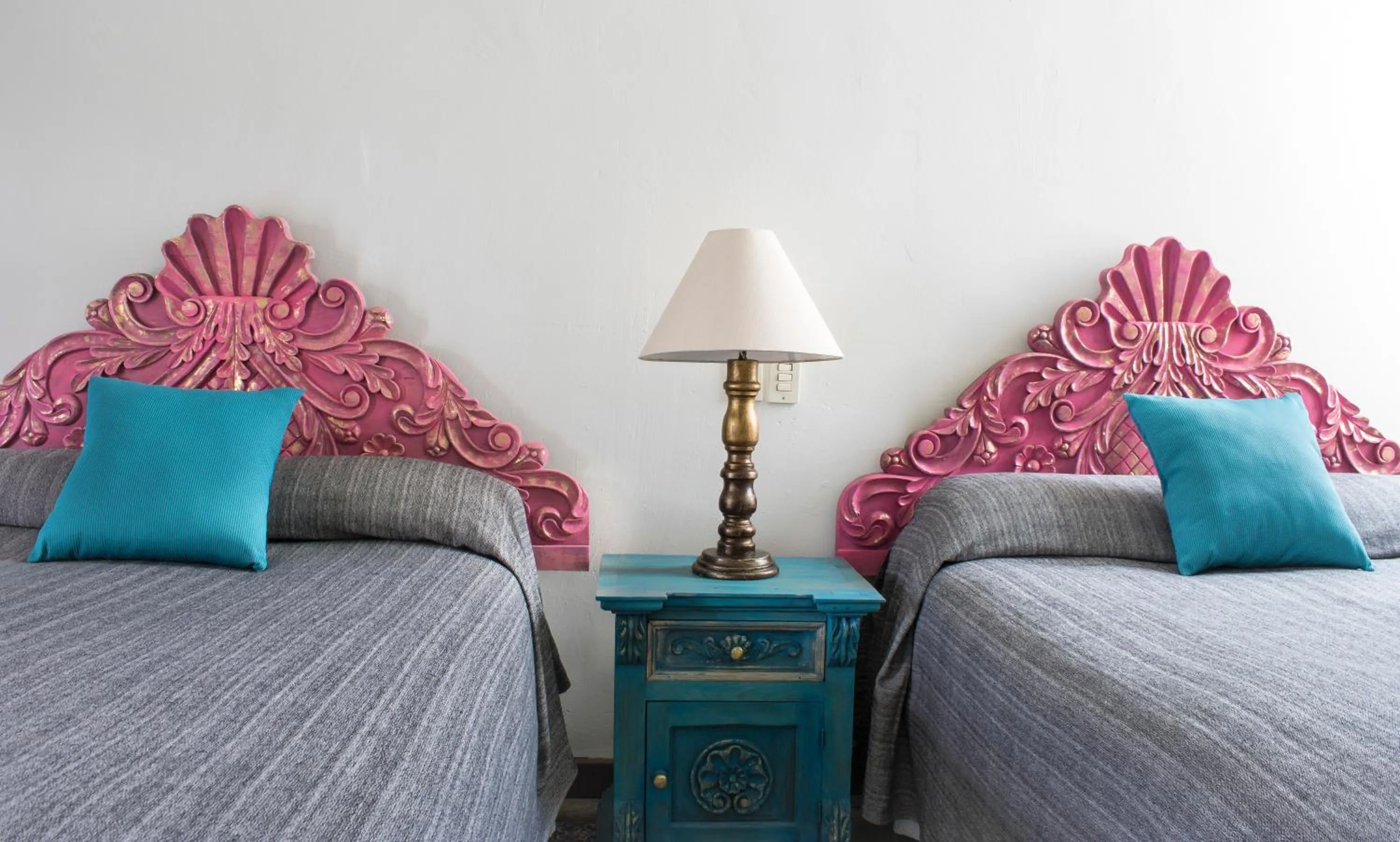 Decorative detail, Bed in Hotel Boutique Naura Centro