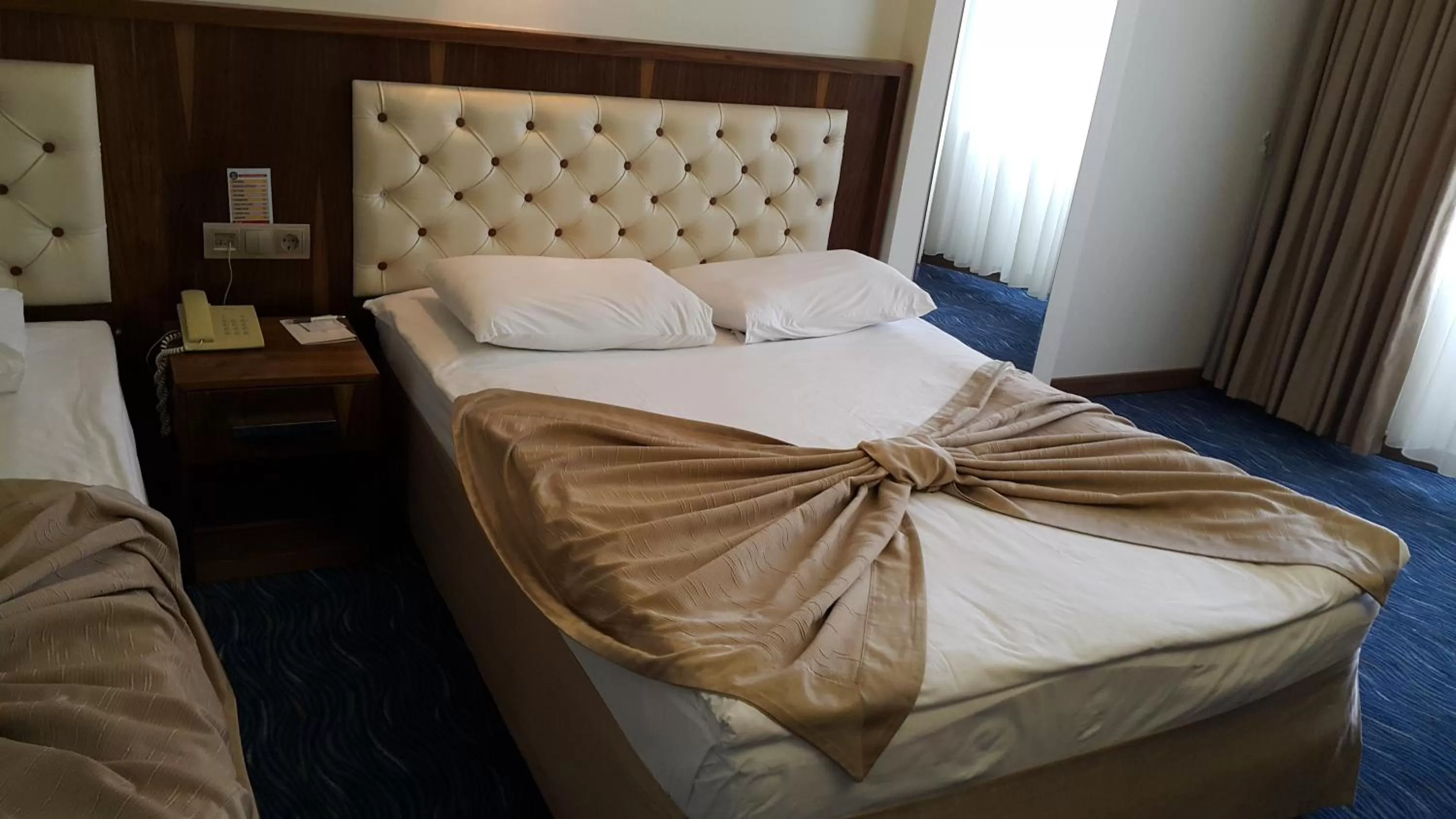 TV and multimedia, Bed in Miroglu Hotel