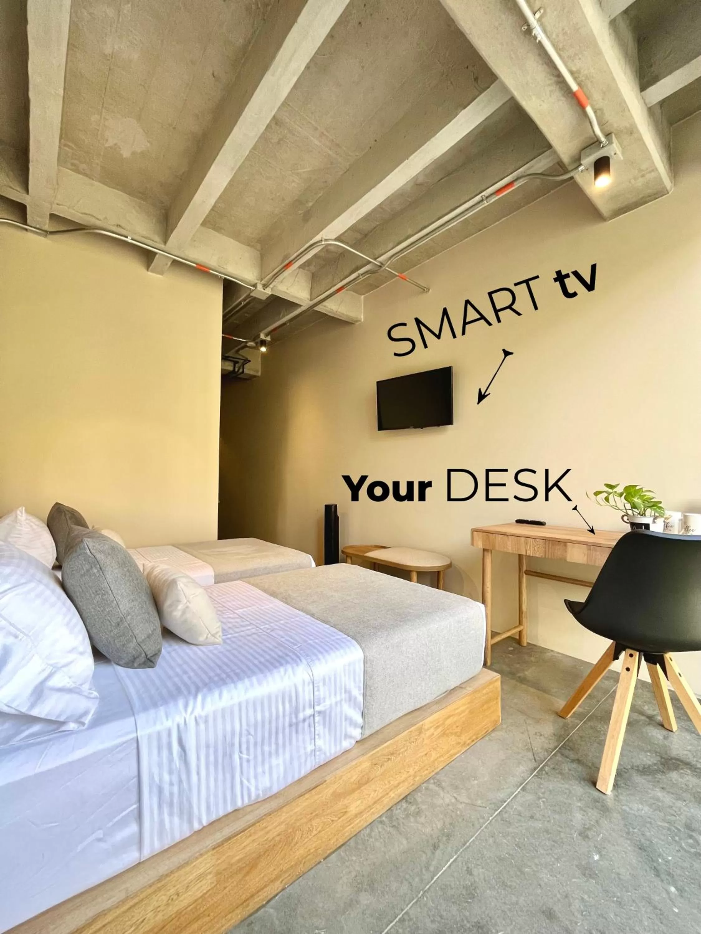 Seating area, Bed in Beminimal Hotel