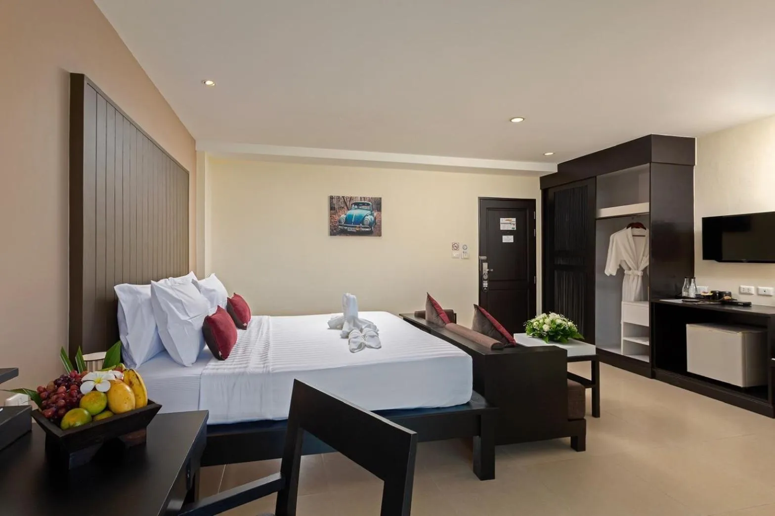 Bedroom in Baramee Resortel