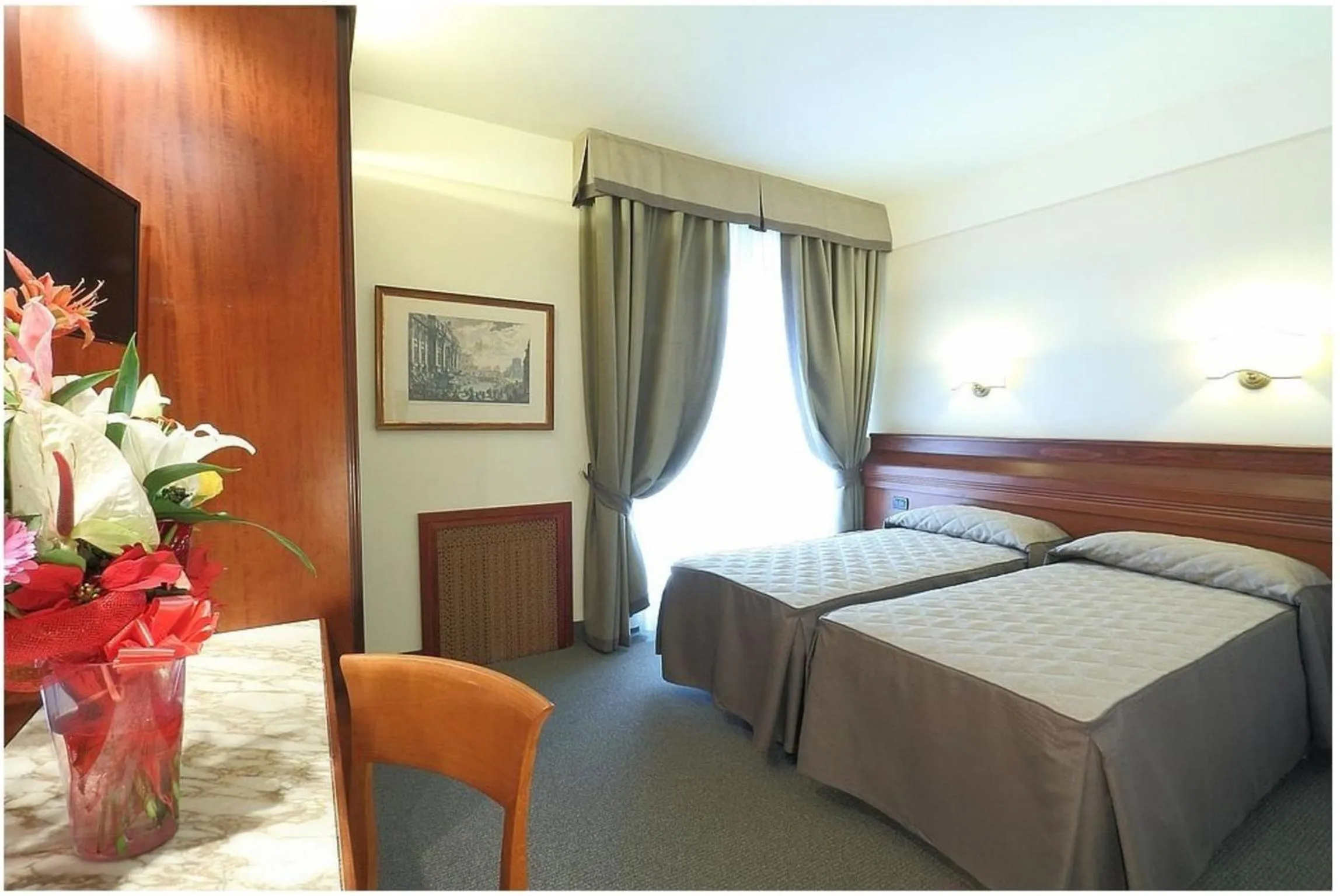 Bed in Hotel Arcadia