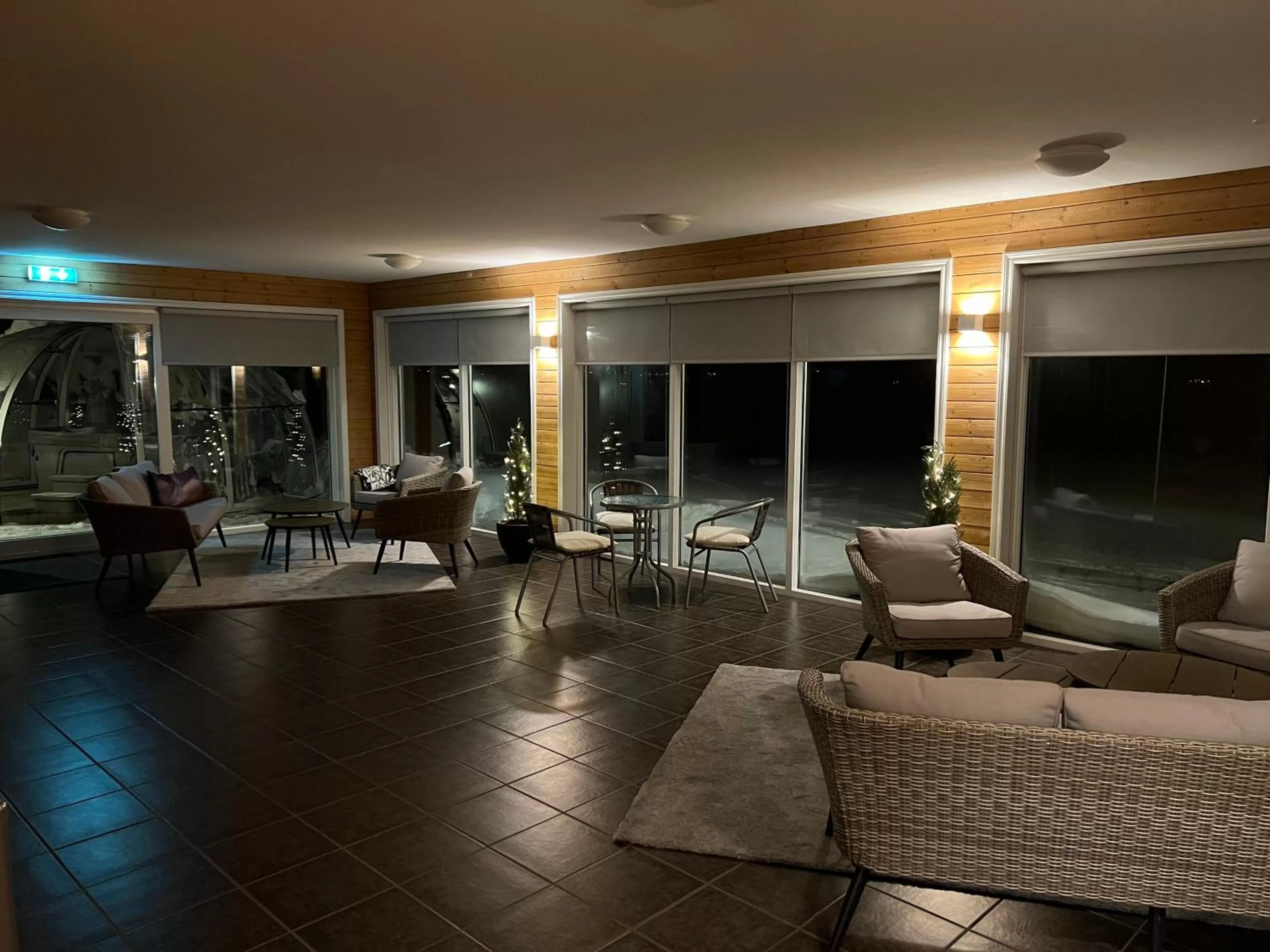Seating area in Hotel Natur Akureyri