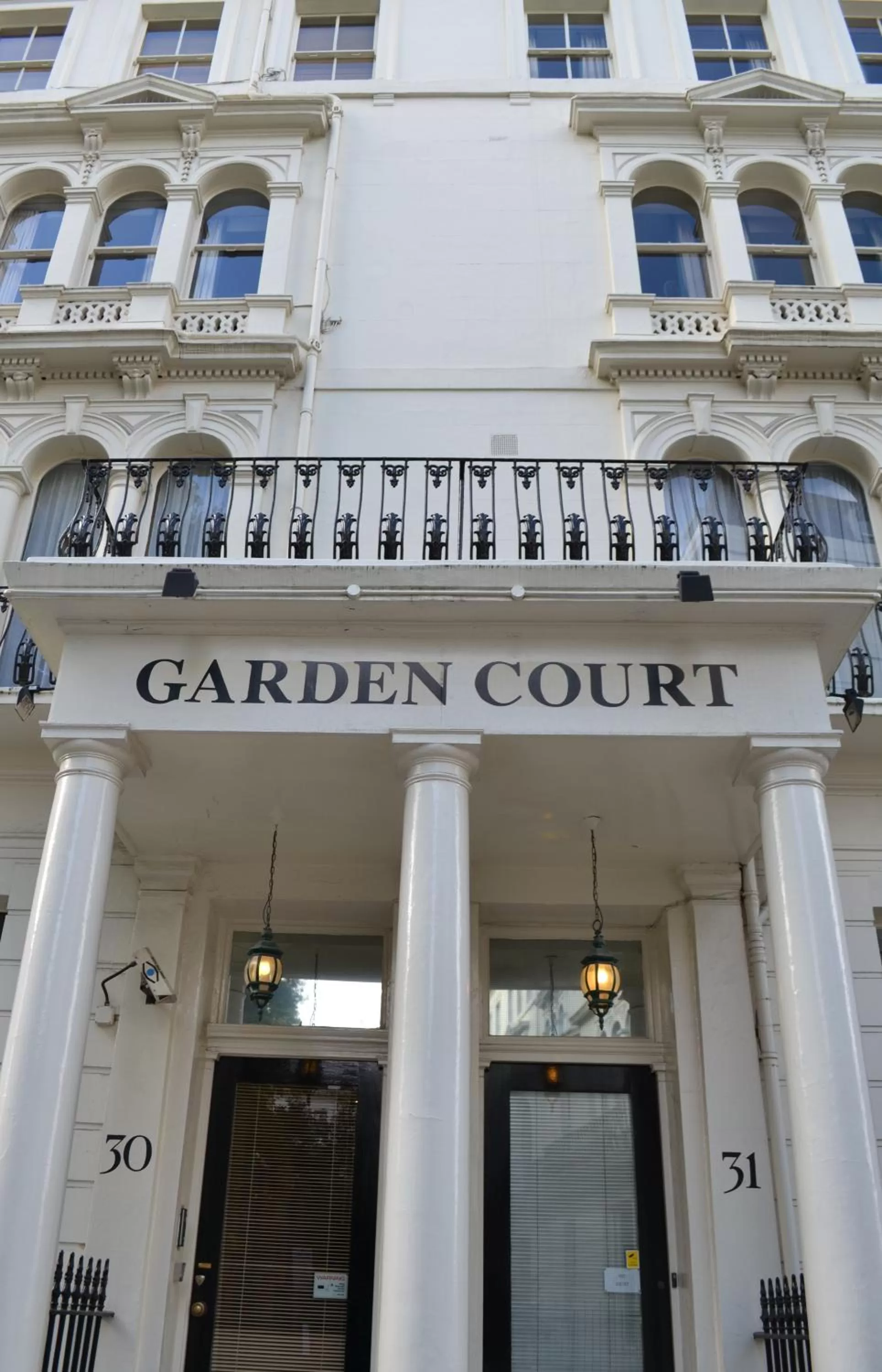 Facade/entrance in Garden Court Hotel