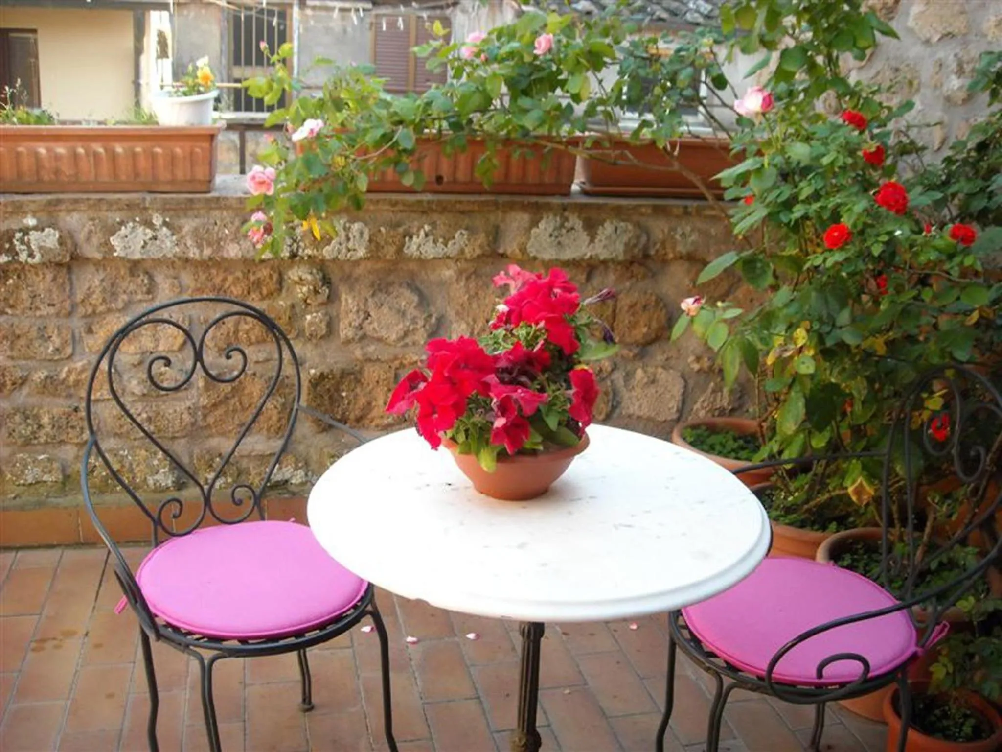 Patio in Hotel Corso