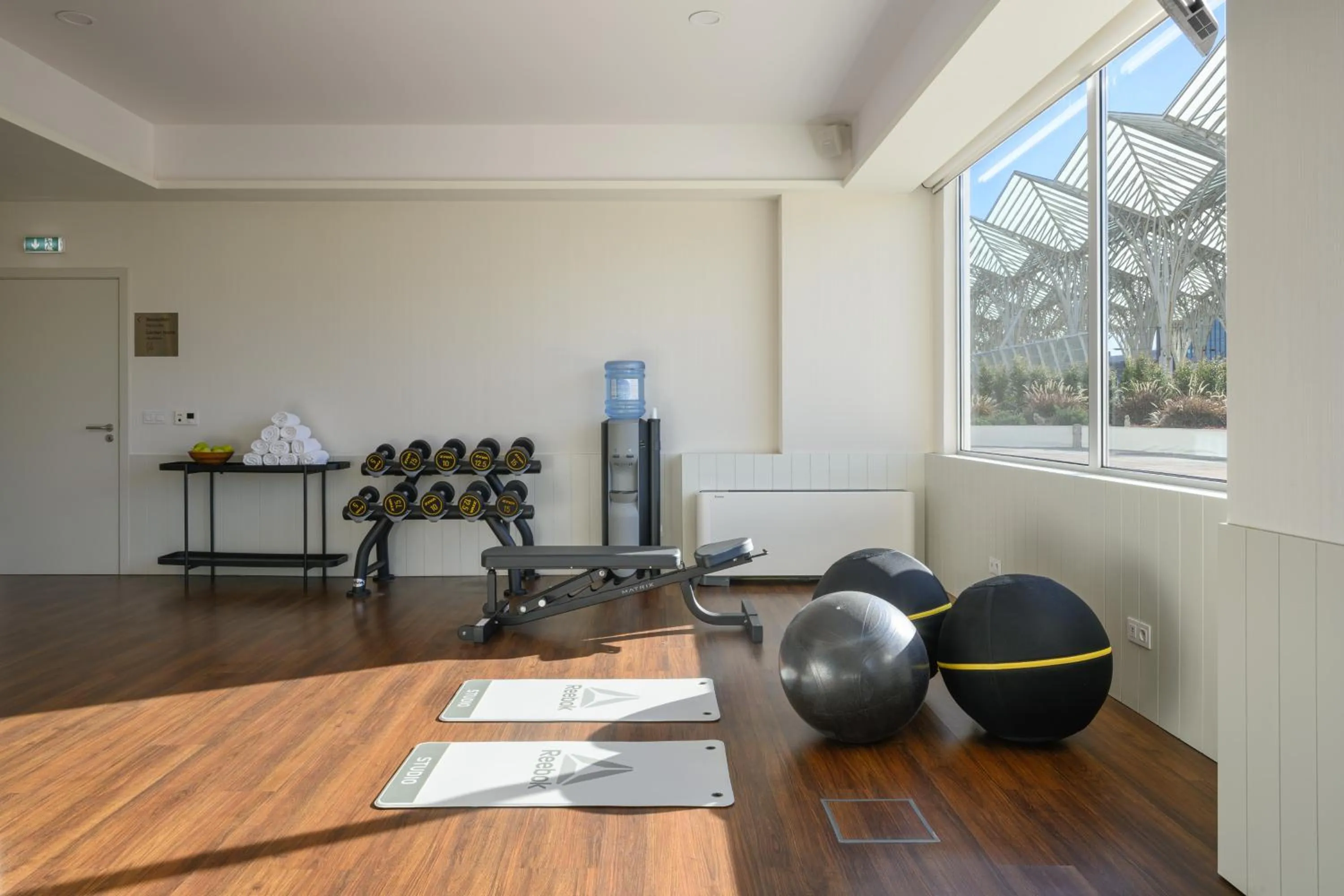 Fitness centre/facilities in Melia Lisboa Oriente Hotel