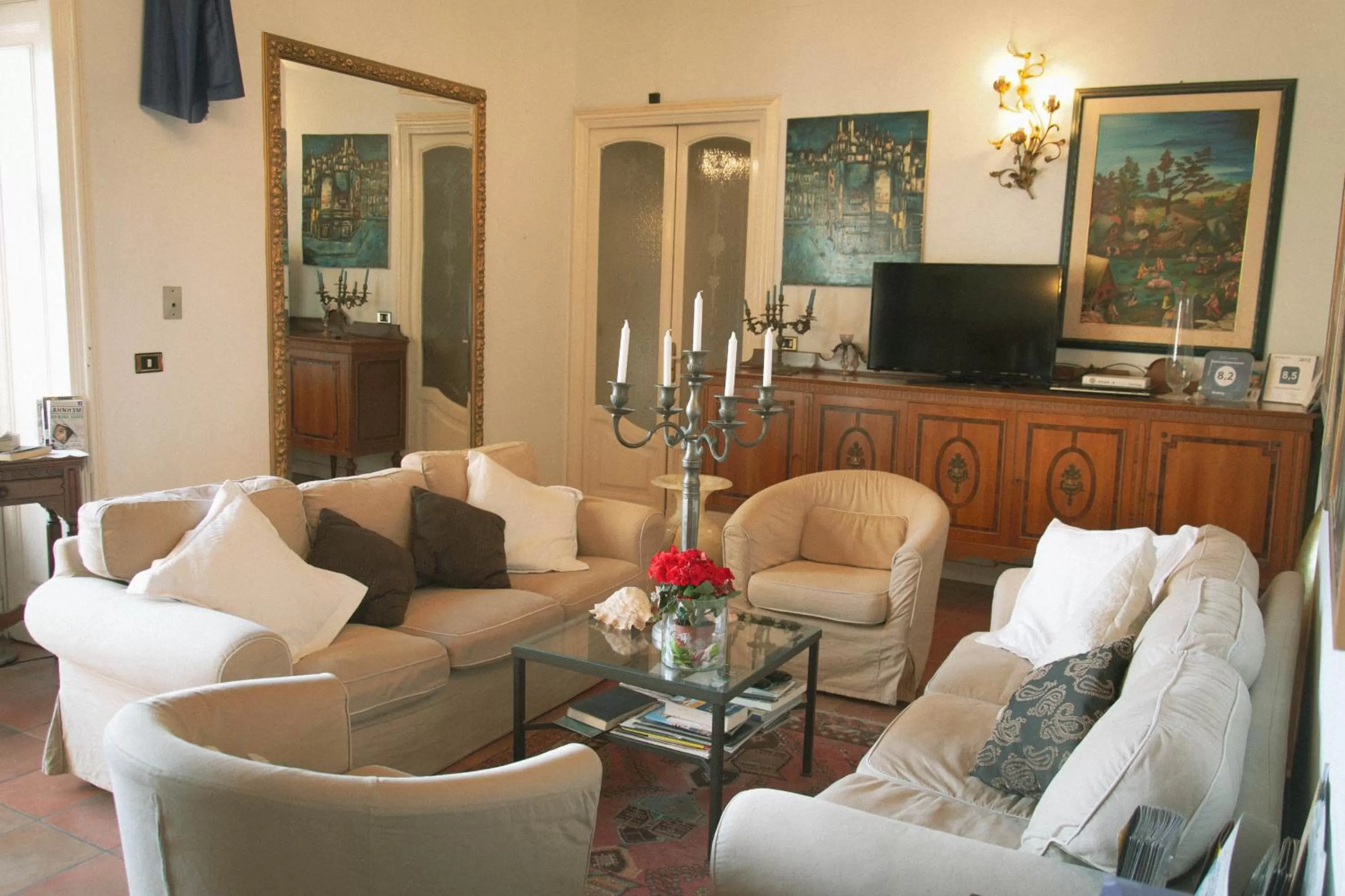 Living room in Antica Dimora Caruso
