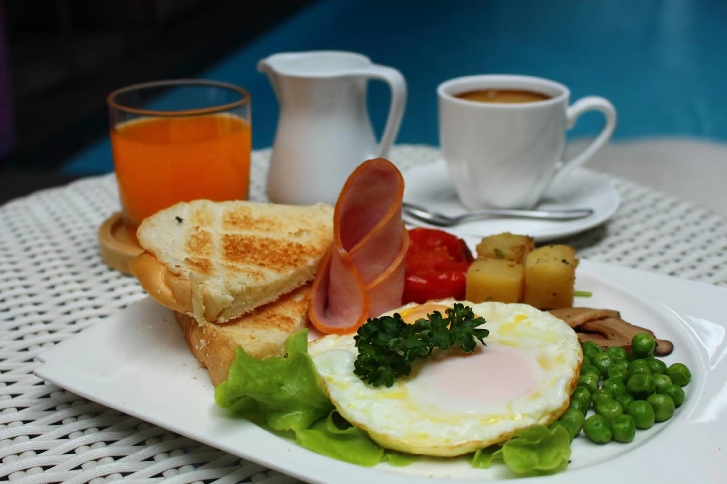 American breakfast in Kate and Hasu Boutique Chiangmai
