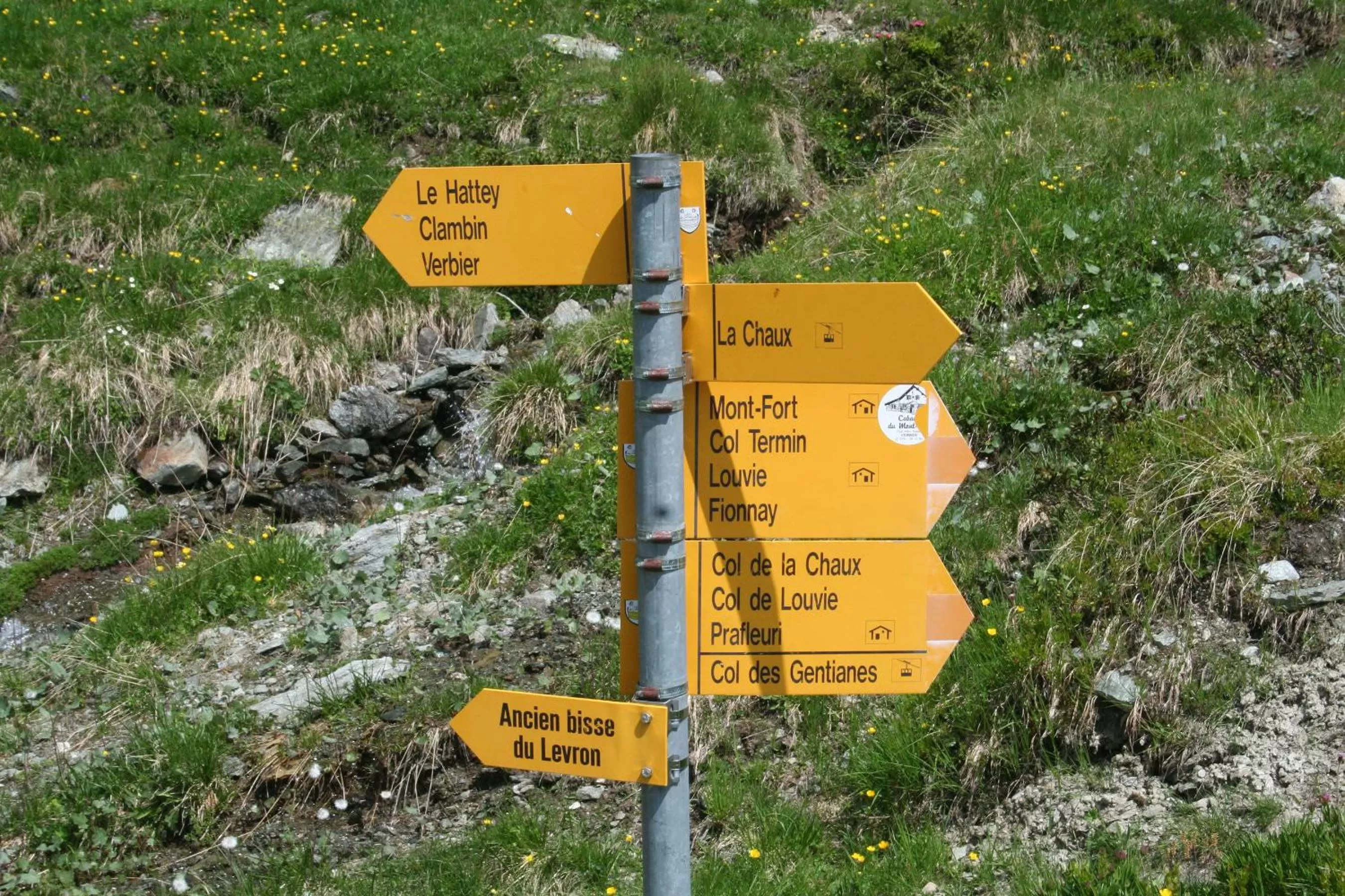 Hiking in BnB Claudy et Elizabeth Michellod-Dutheil