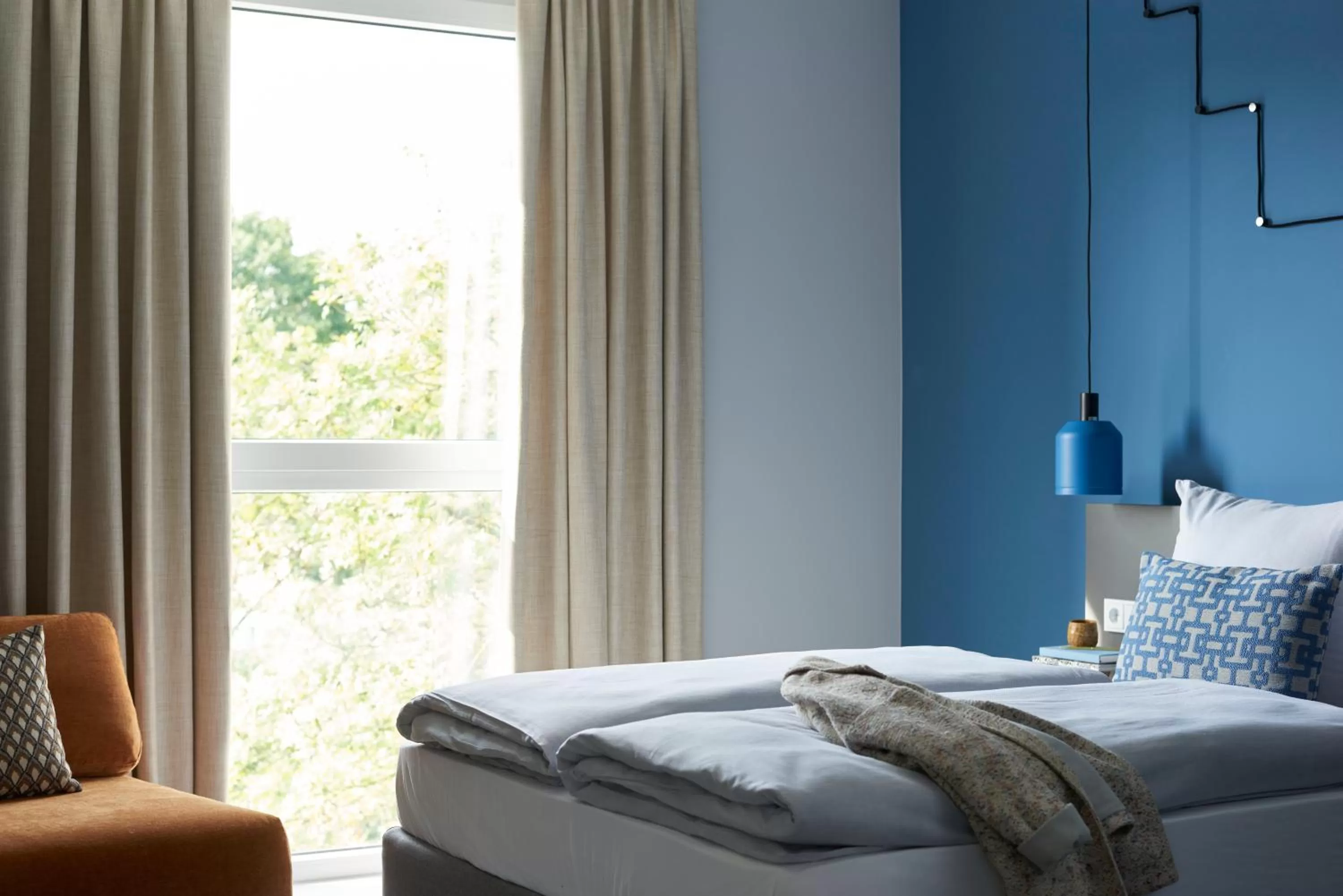 Bed in Nena Apartments Bochum City