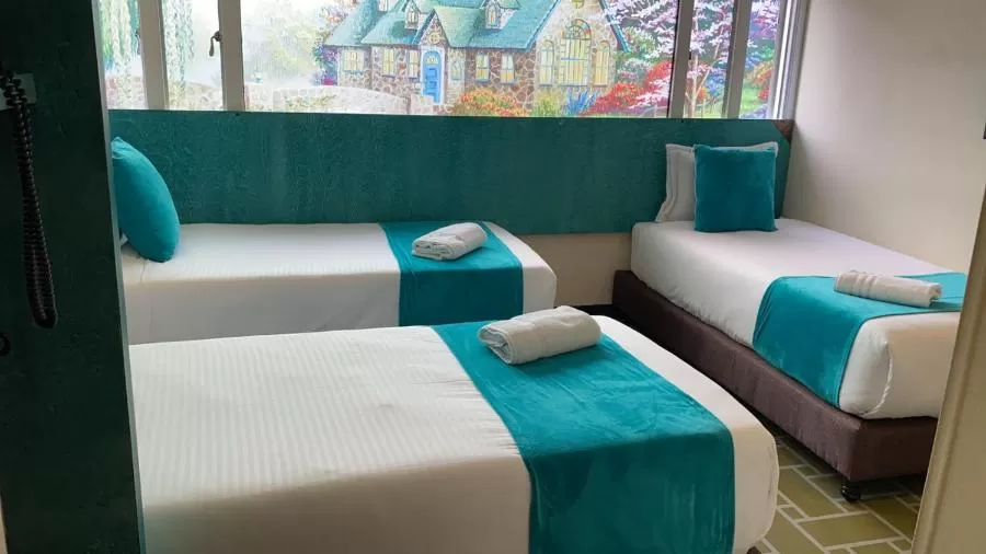 Bed in Hotel Casa Antigua