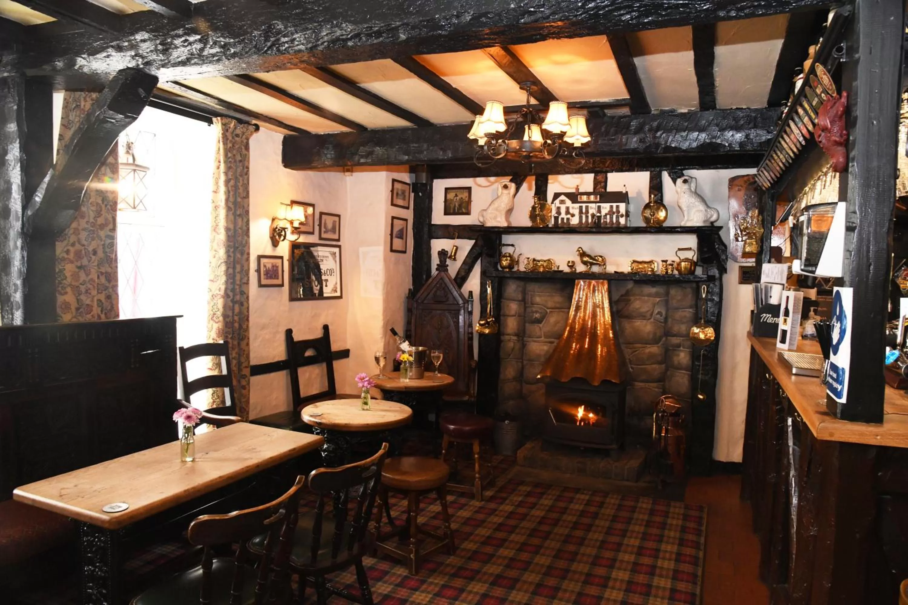 Lounge or bar in The Black Boy Inn