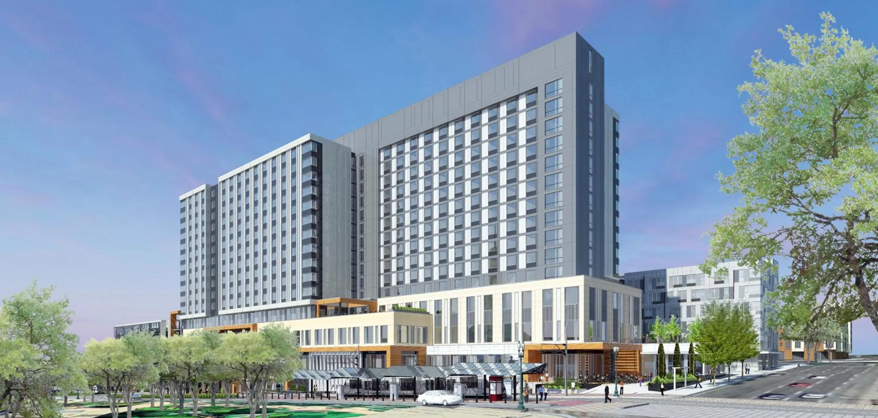 Property building in Hyatt Regency Portland at the Oregon Convention Center