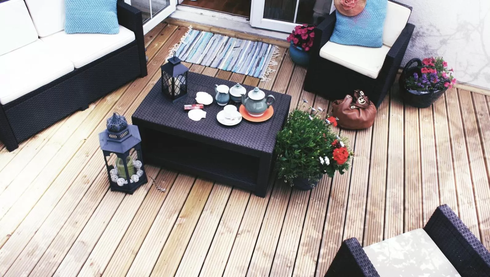 Patio in Beaufort House Accomodation