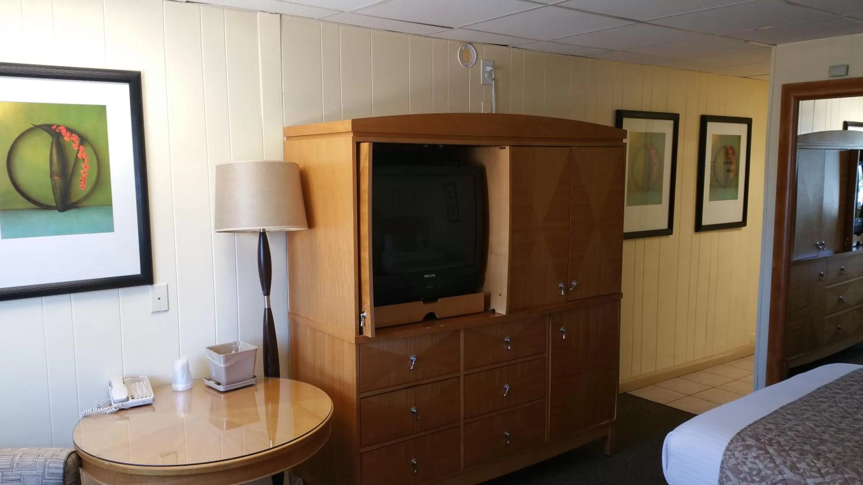 TV and multimedia in The Amethyst Beach Motel