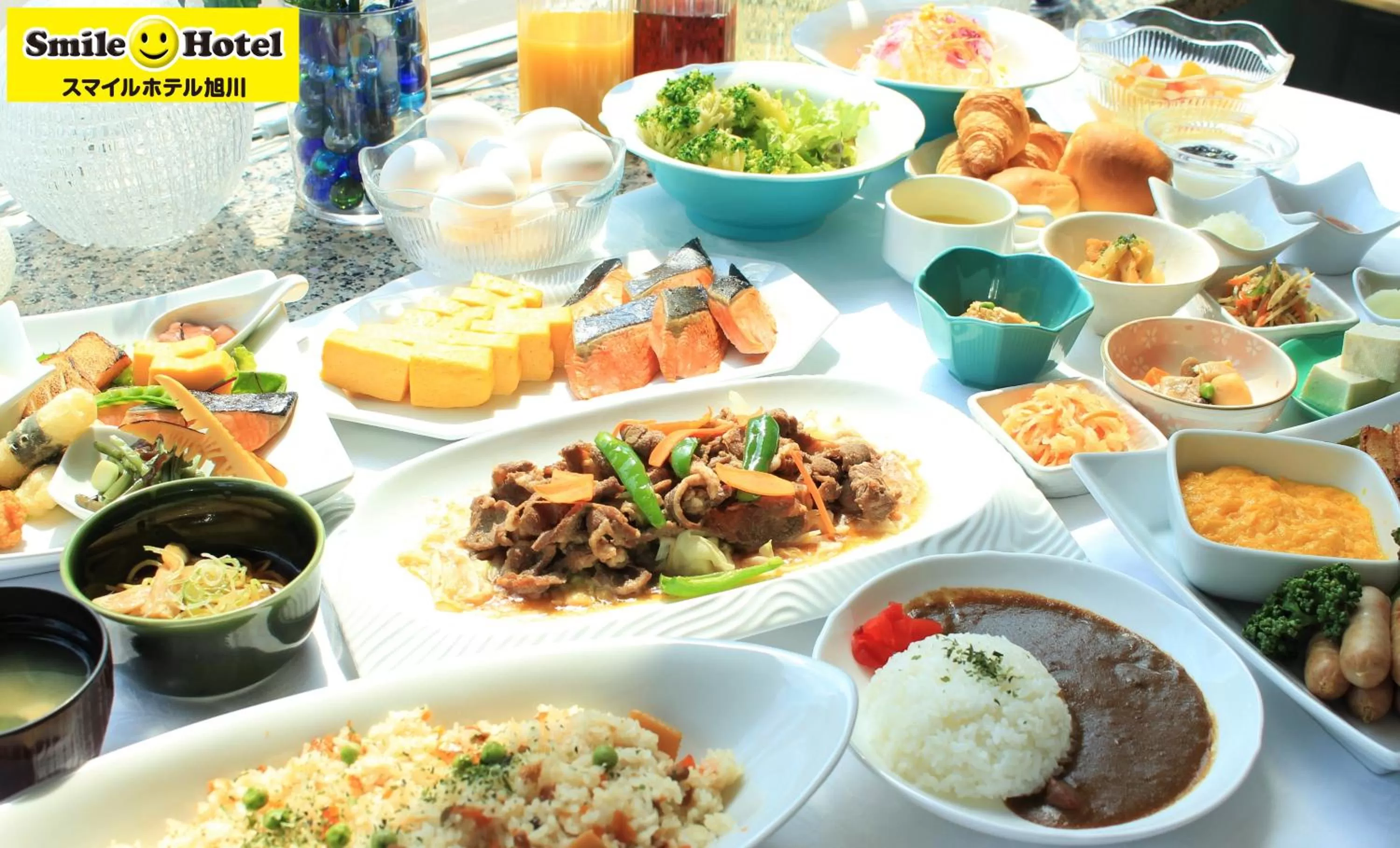 Breakfast in Smile Hotel Asahikawa