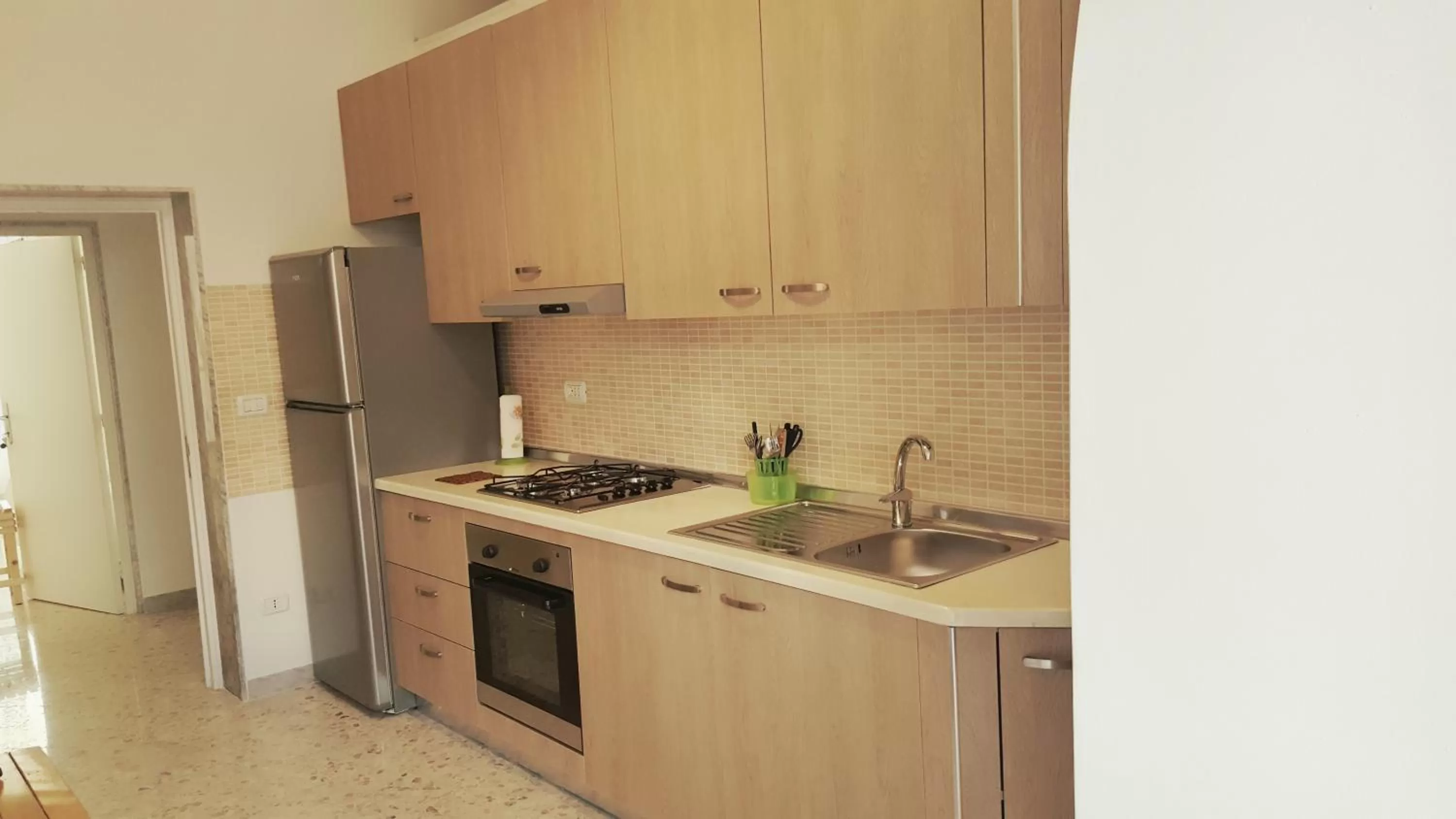 Kitchen or kitchenette in Casa della Nonna Polignano a mare