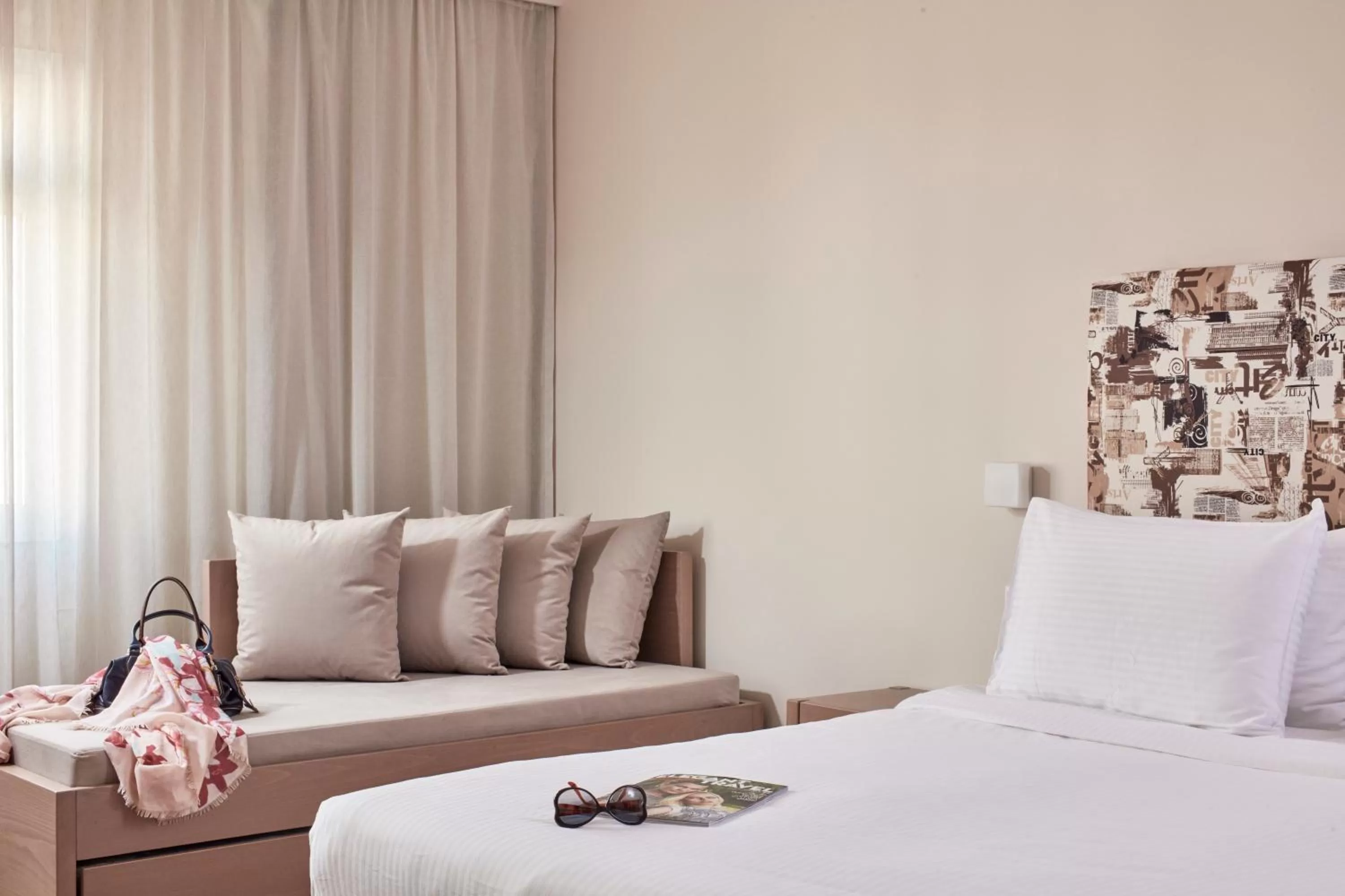 Decorative detail, Bed in Civitel Esprit