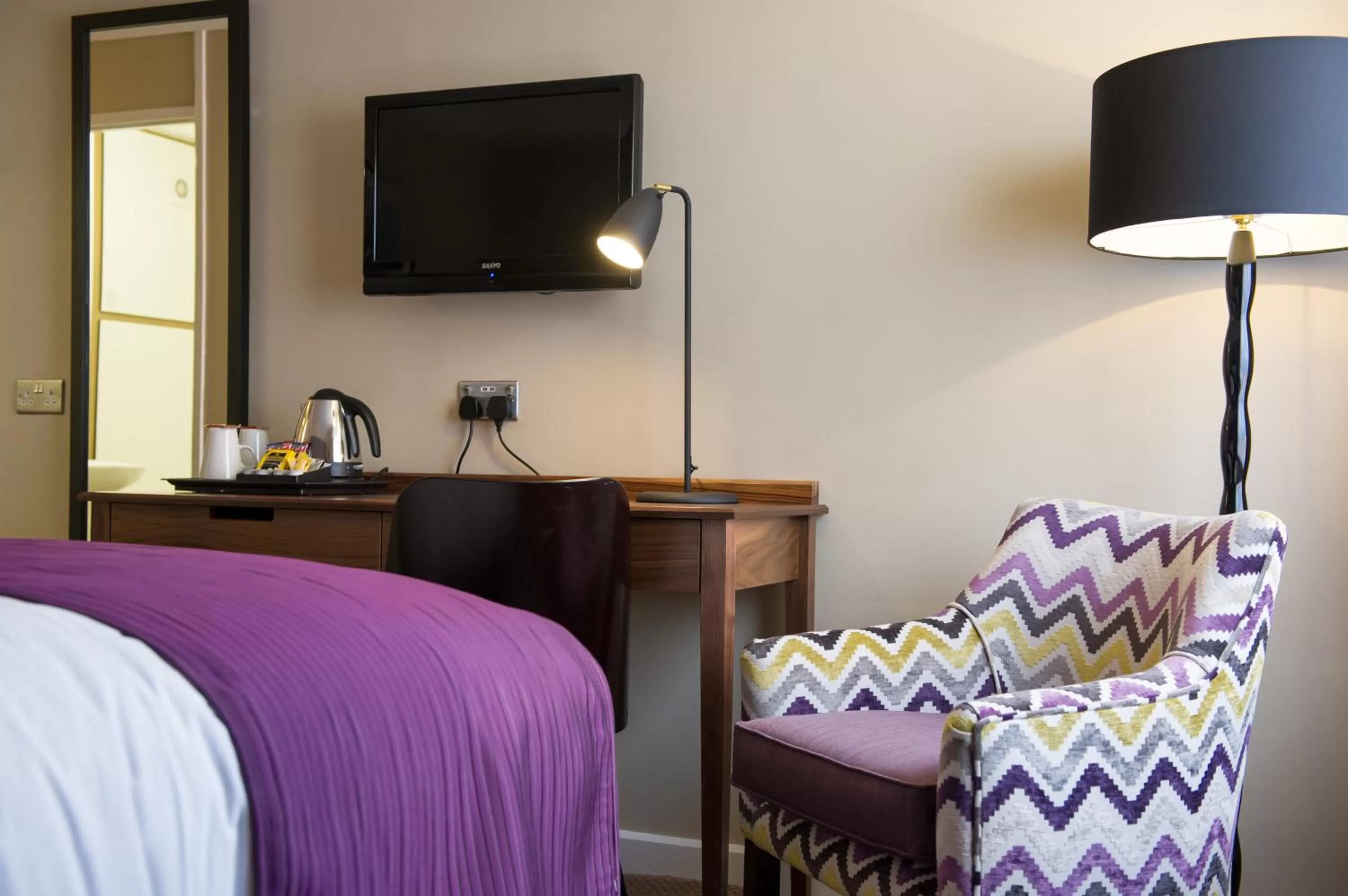 Decorative detail, Bed in The Crown & Greyhound by Innkeeper's Collection