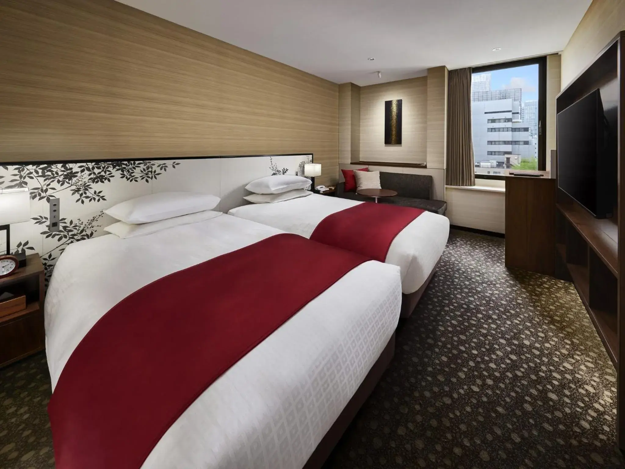 Twin Room Renovated in 2021- Non - Smoking in Shiba Park Hotel Twin Room Renovated in 2021- Non - Smoking in Shiba Park Hotel