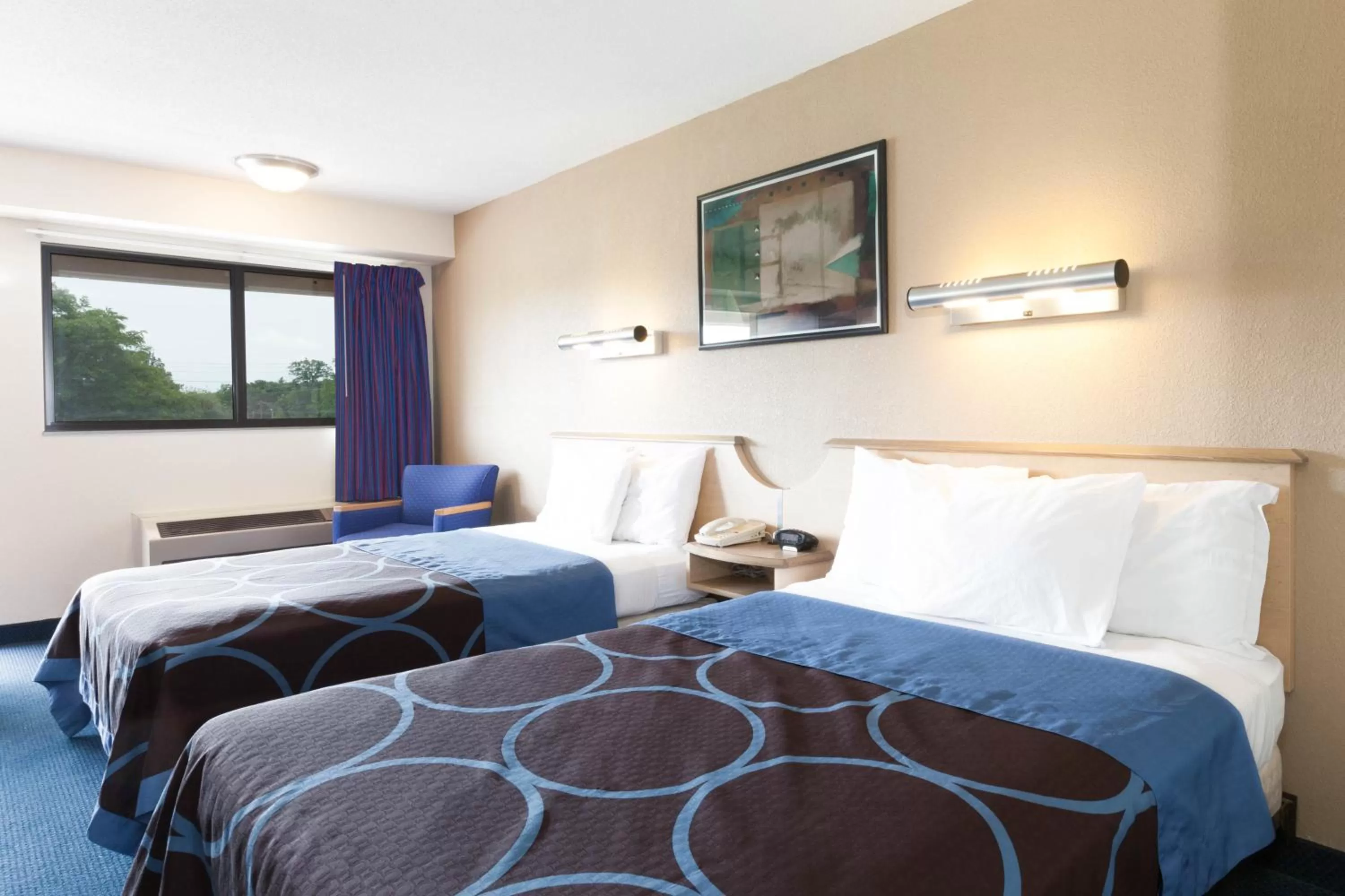 Double Room with Two Double Beds - Non-Smoking in Days Inn by Wyndham Monmouth Junction-S Brunswick-Princeton