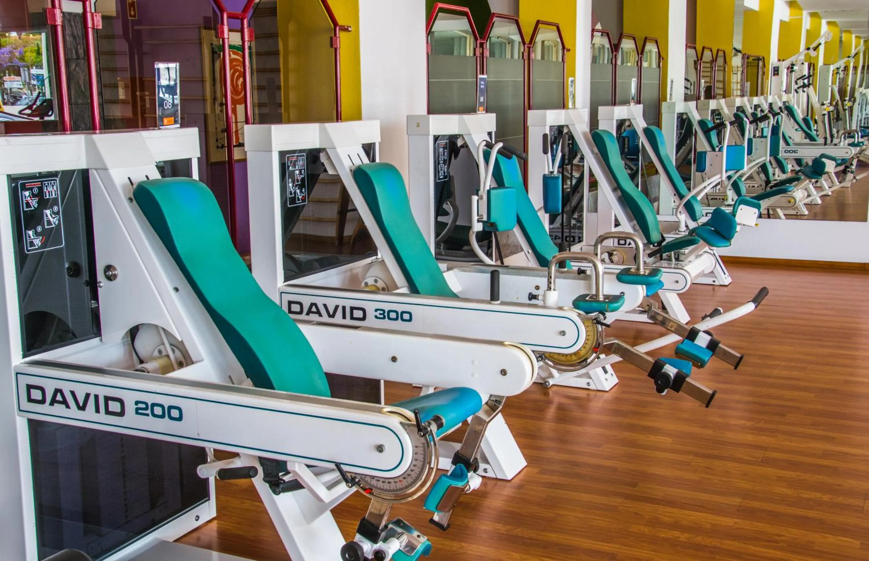 Fitness centre/facilities in Luna Hotel da Oura