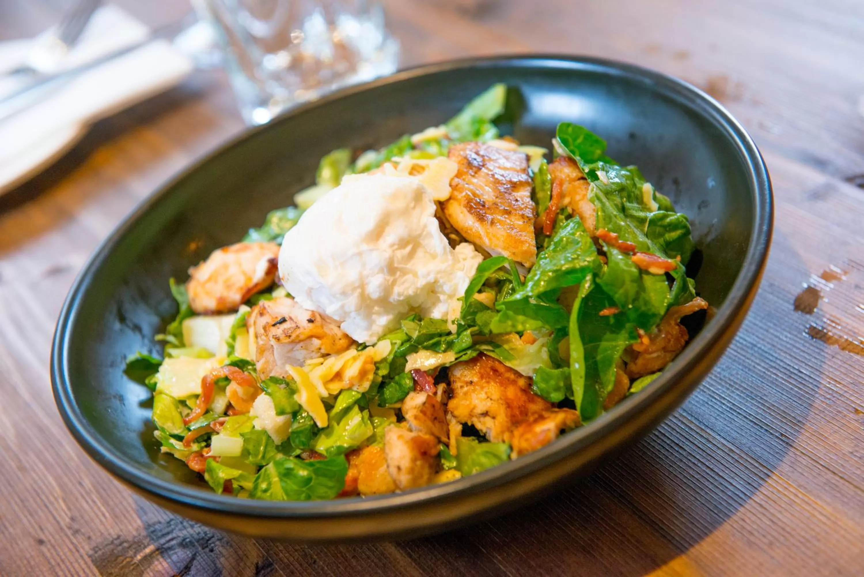 Food close-up in The Colmslie Hotel