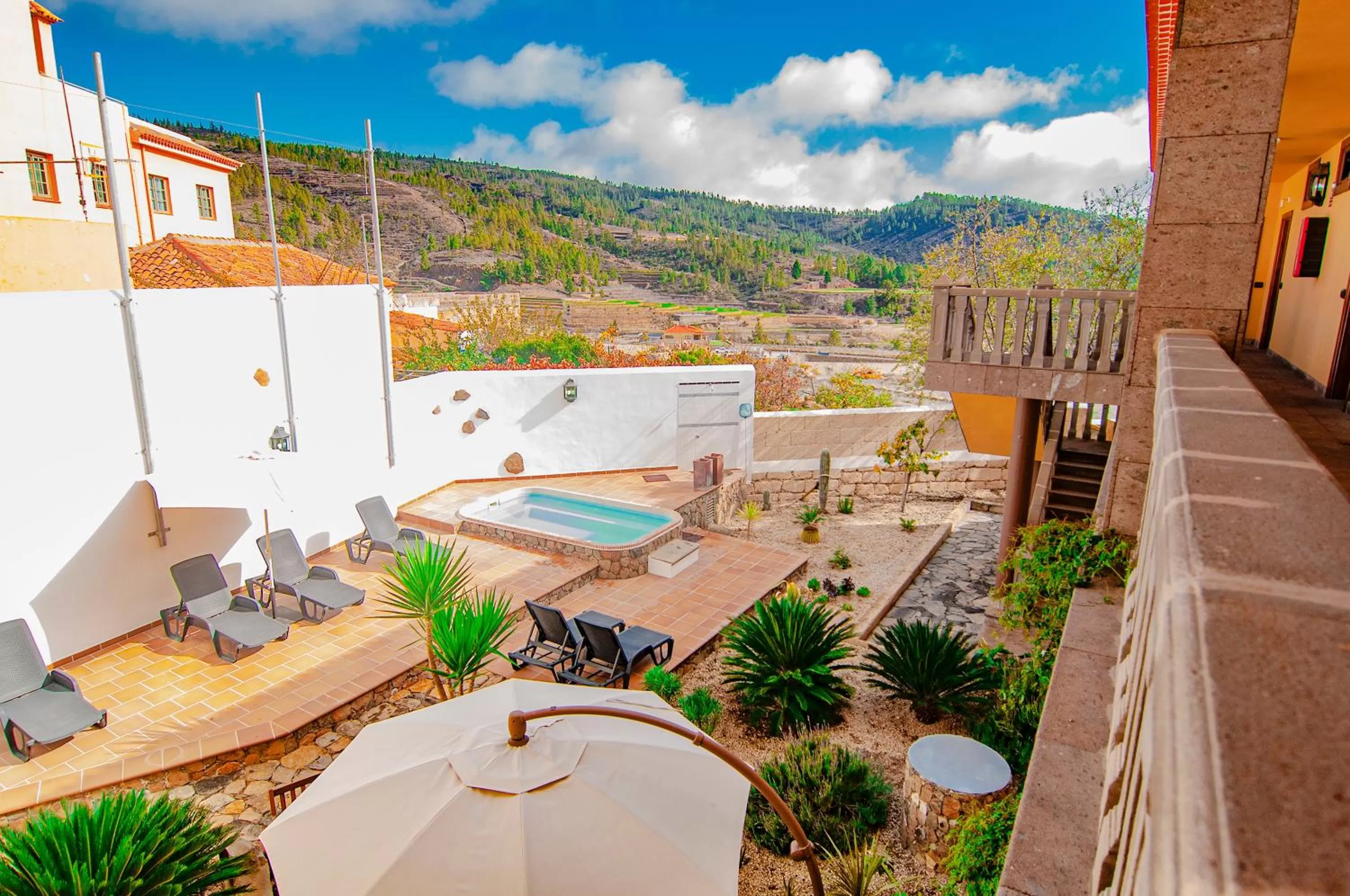 Patio in Hotel El Tejar & Spa