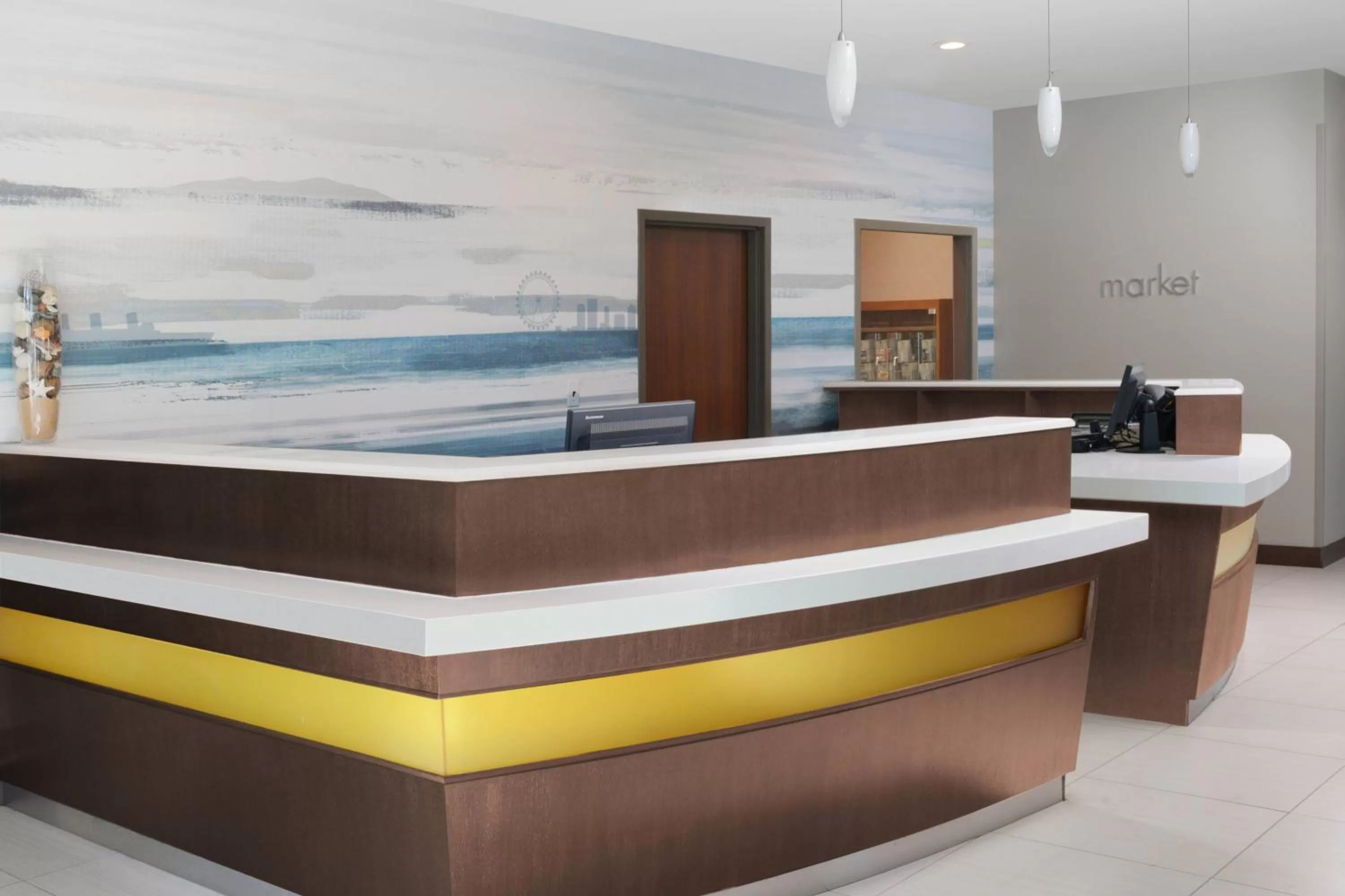 Lobby or reception, Bed in Residence Inn Long Beach Downtown