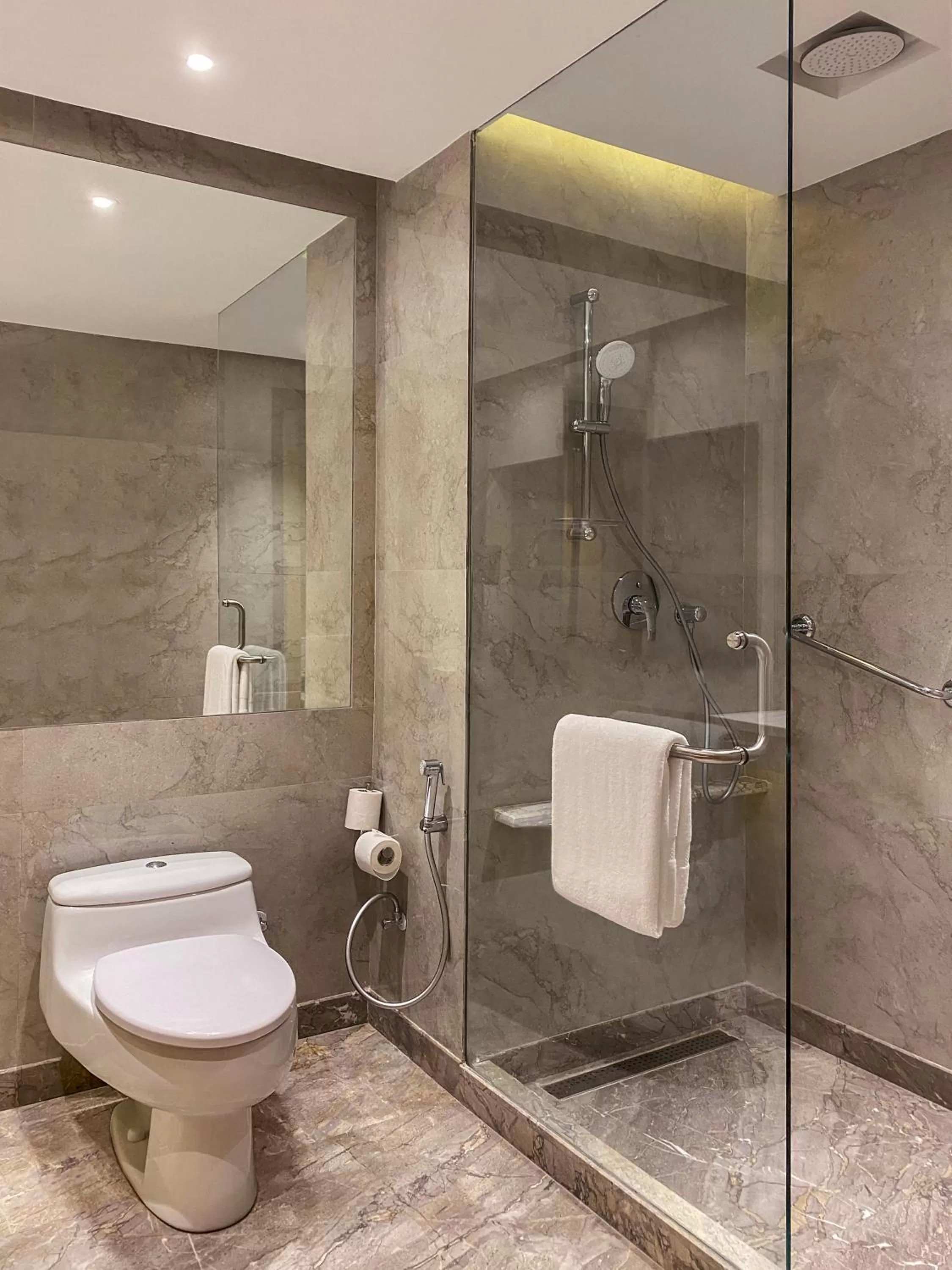 Shower in Radisson Blu Hotel Amritsar