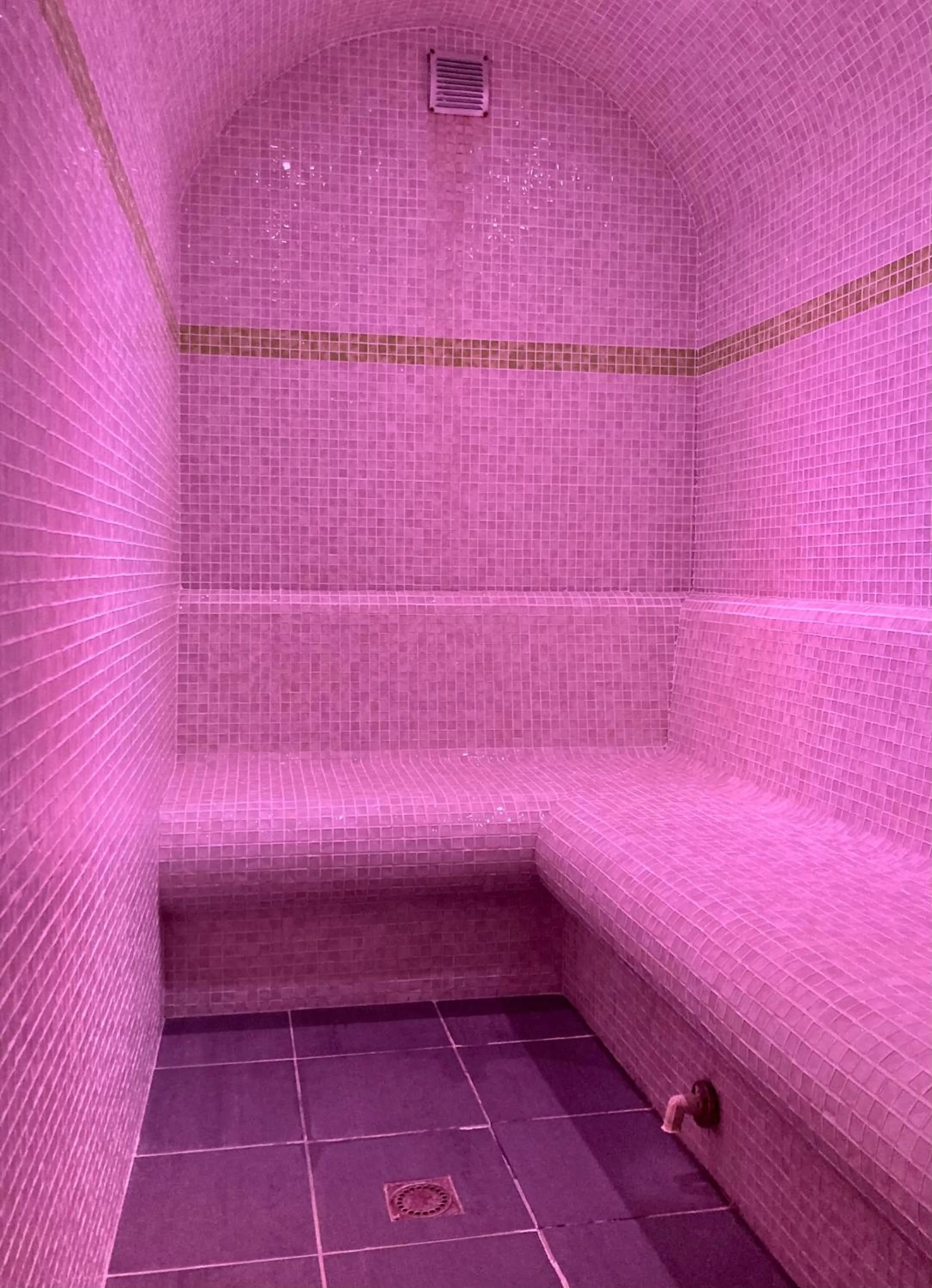 Steam room in Le Catinat Fleuri